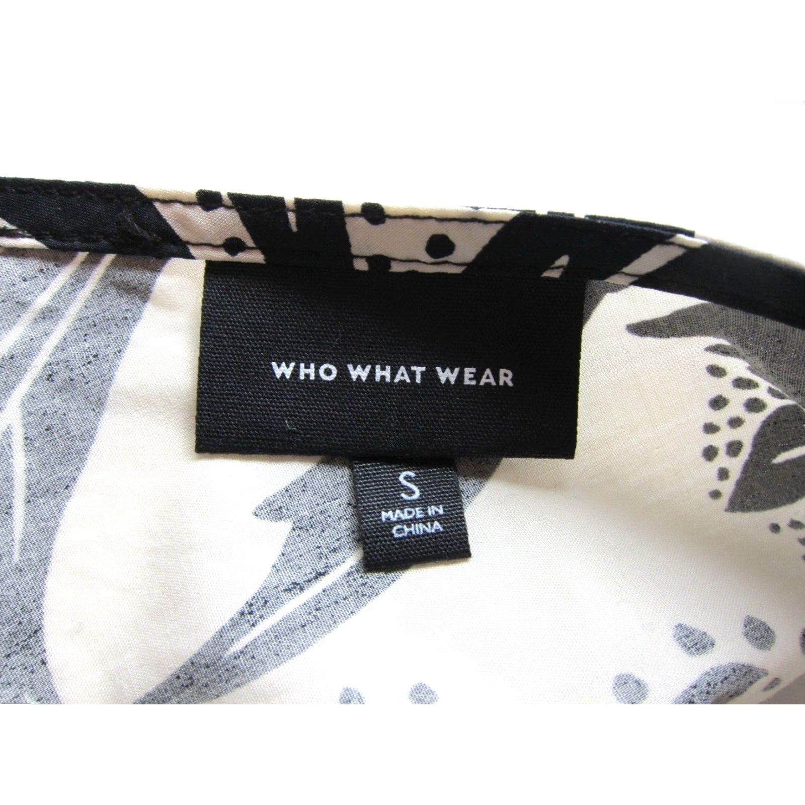 Vintage VINTAGE Who What Wear 100% Cotton Ivory Black Floral Pocket Long Maxi Tank Dress Small Size S / US 4 / IT 40 - 3 Thumbnail