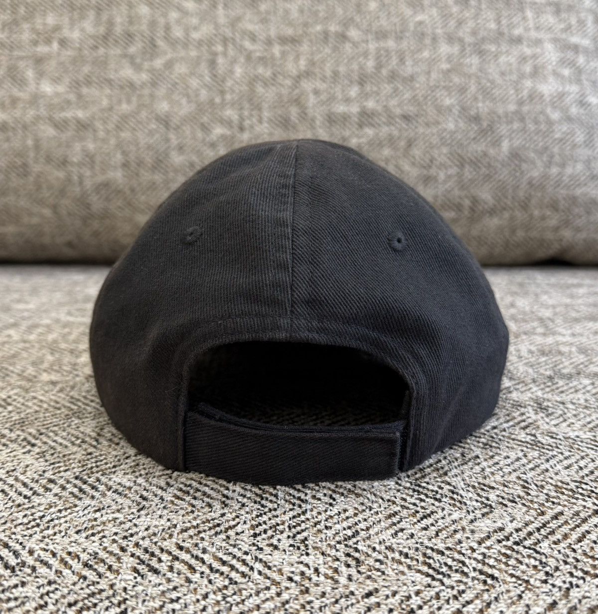 Balenciaga Balenciaga Mastercard Logo Baseball Cap Black Hat Size ONE SIZE - 7 Thumbnail