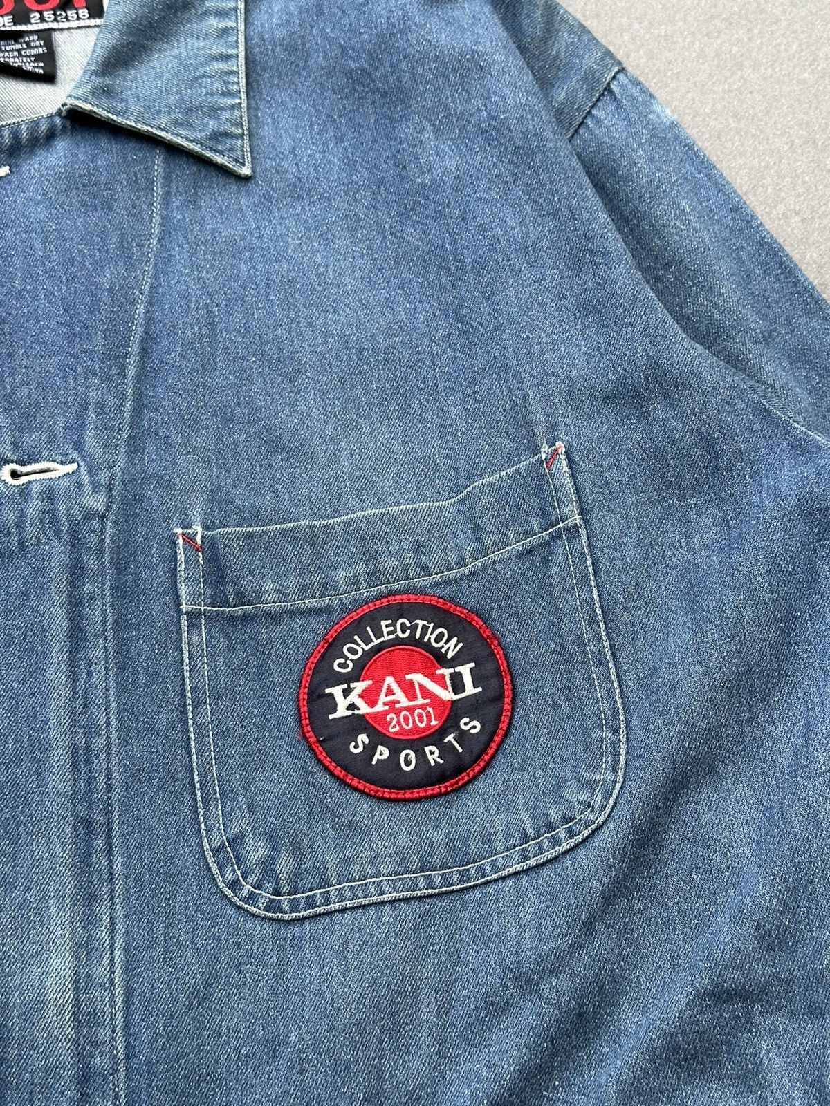Karl Kani 2000s Kani Sports Auto Club Toys Baggy Denim Coveralls Size US 34 / EU 50 - 13 Thumbnail