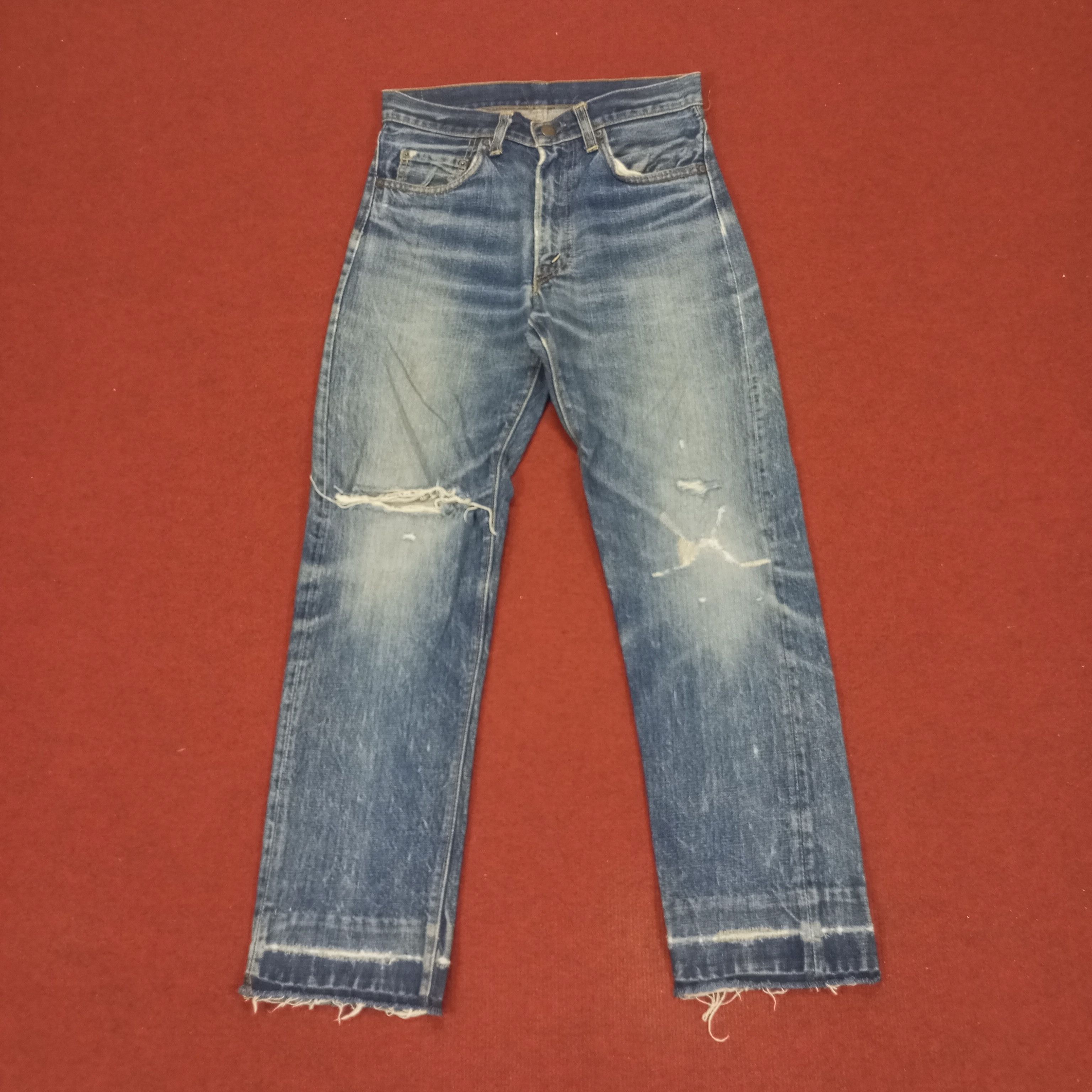 Levi's × Vintage Levis Distressed Jeans Streetwear Style Size US 29 - 1 Thumbnail