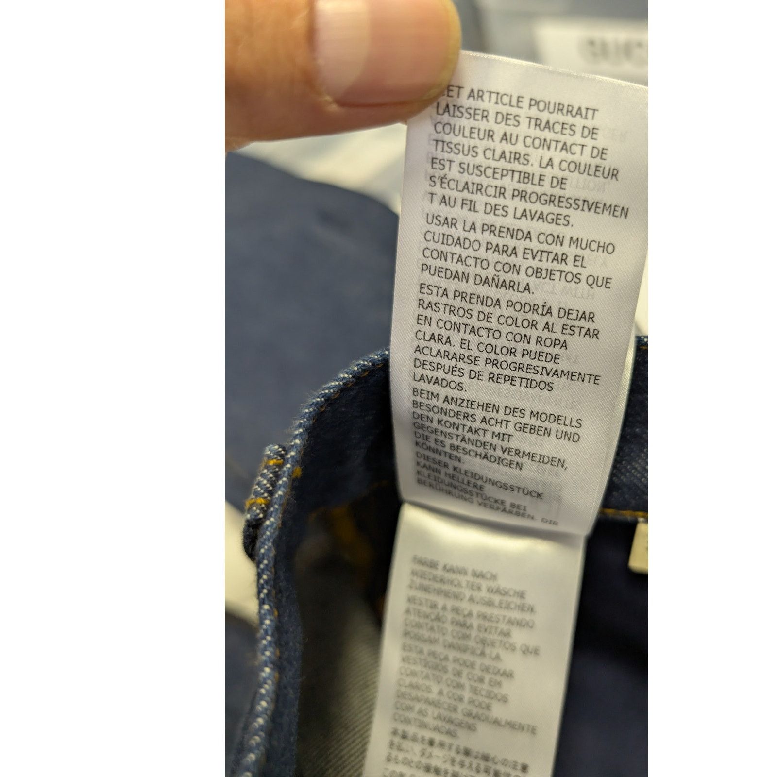 Gucci o1rshd1 Horsebit Straight-Leg Denim Pants in Indigo Blue Size US 30 / EU 46 - 21 Thumbnail