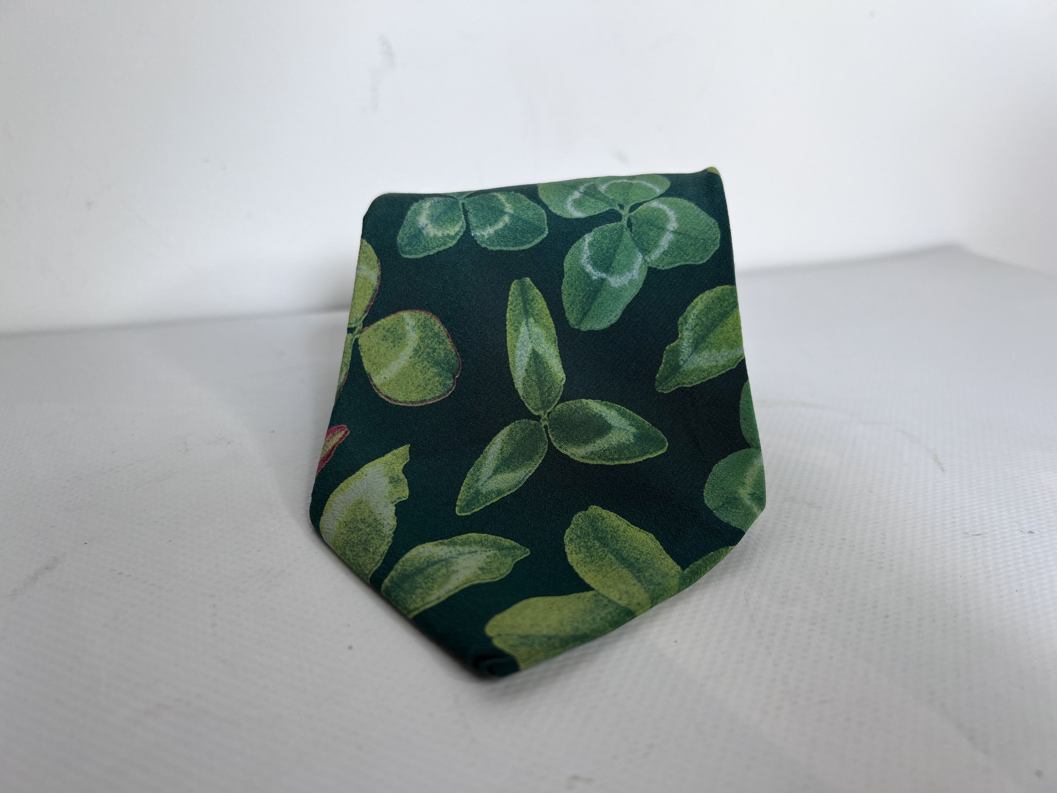 Vintage FABRIC FRONTLINE ZURICH SILK NECK TIE ITALY LUXURY FLORAL Size ONE SIZE - 2 Thumbnail