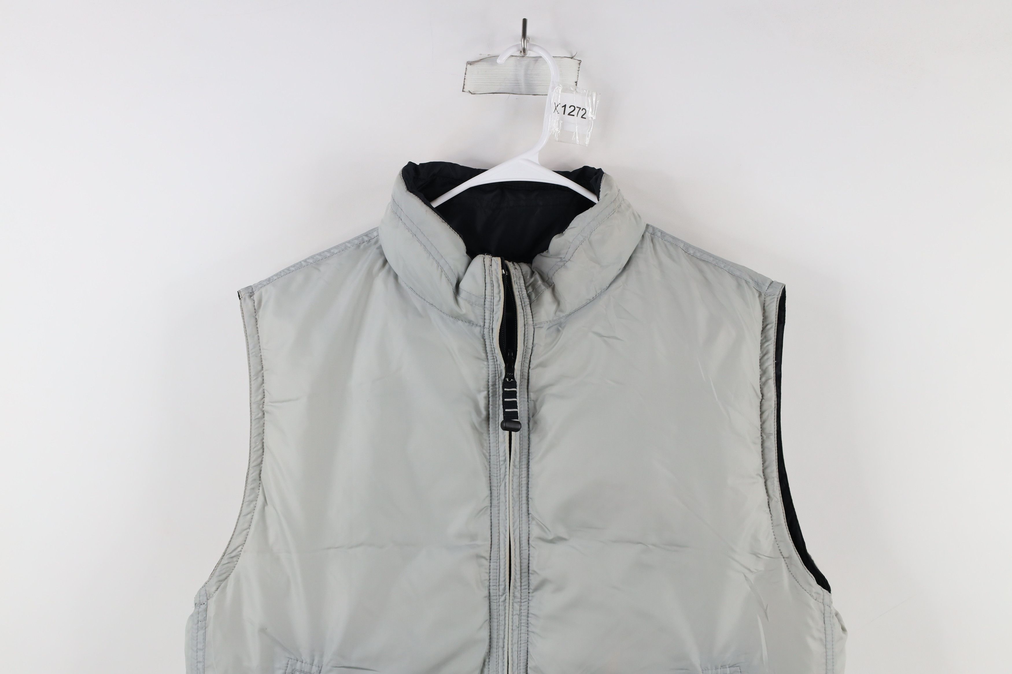 Gap × Vintage Vintage Y2K 2000 Gap Reversible Puffer Vest Jacket Black Size US L / EU 52-54 / 3 - 11 Thumbnail