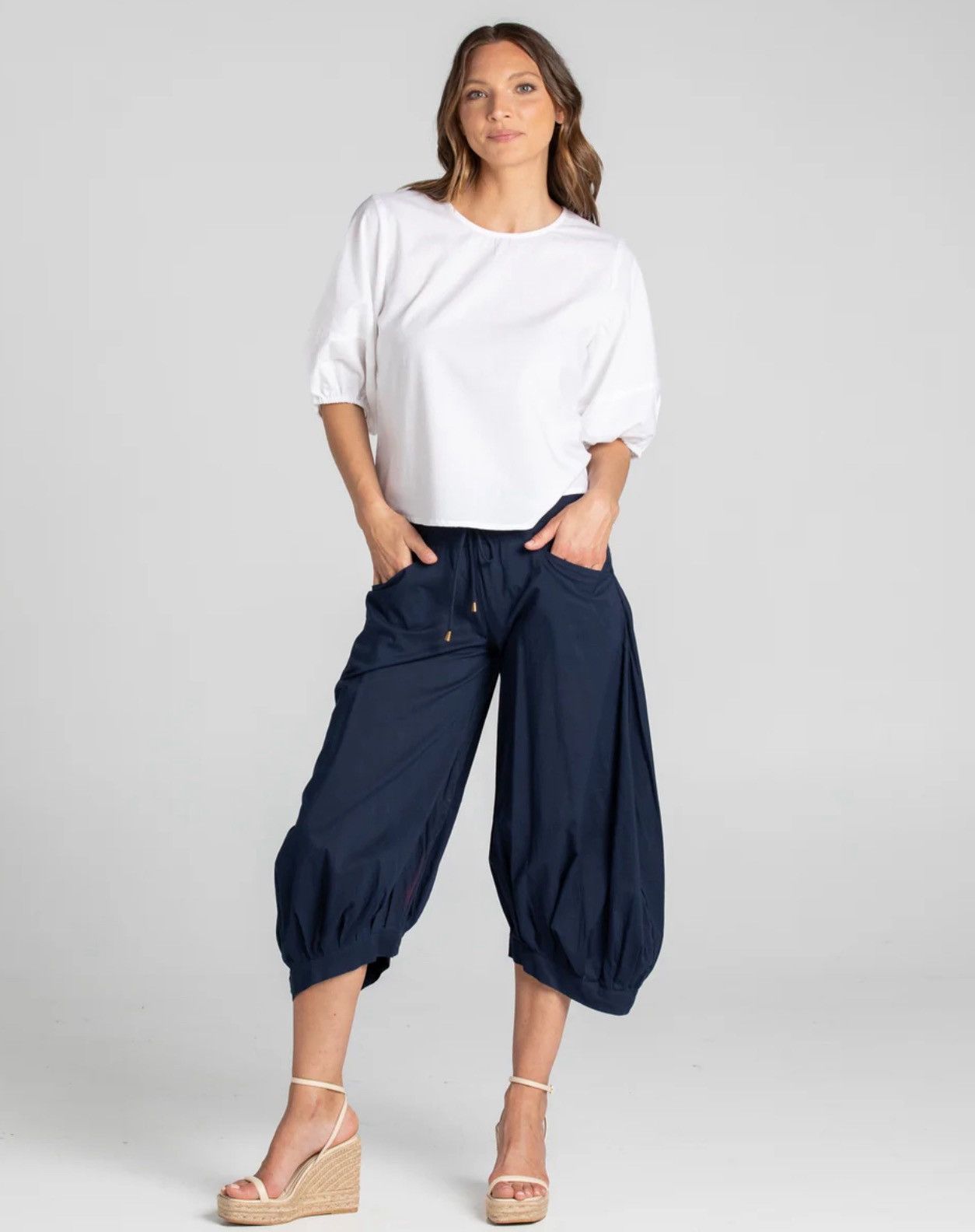 Needles Needles navy balloon pants Size 30" / US 8 / IT 44 - 1 Thumbnail