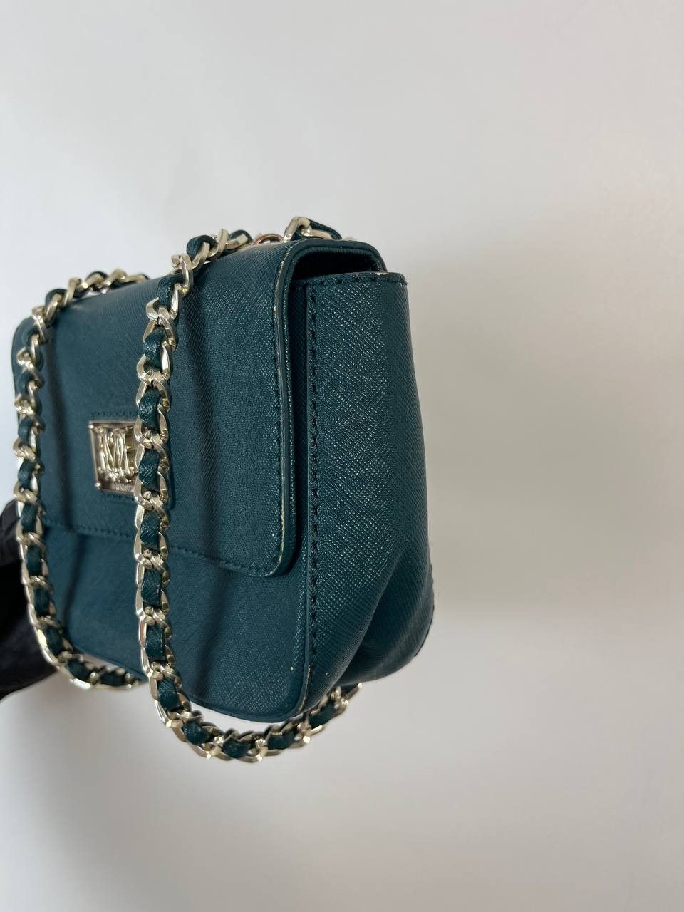 Moschino LOVE MOSCHINO CROSSBODY BAG GREEN SAFFIANO LEATHER CHAIN Size ONE SIZE - 4 Thumbnail