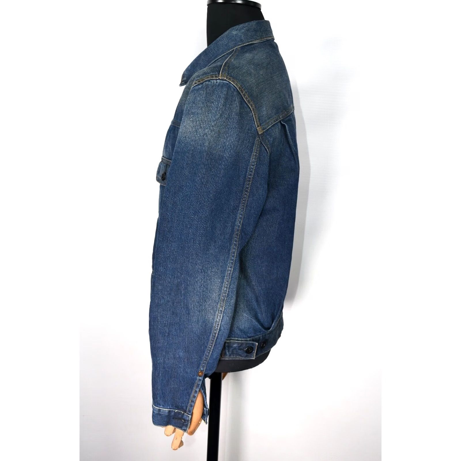Levi's Levi's 201 Type 1 Pleated Denim Jacket Men L Blue Denim Jacket Mens L Size US L / EU 52-54 / 3 - 5 Thumbnail