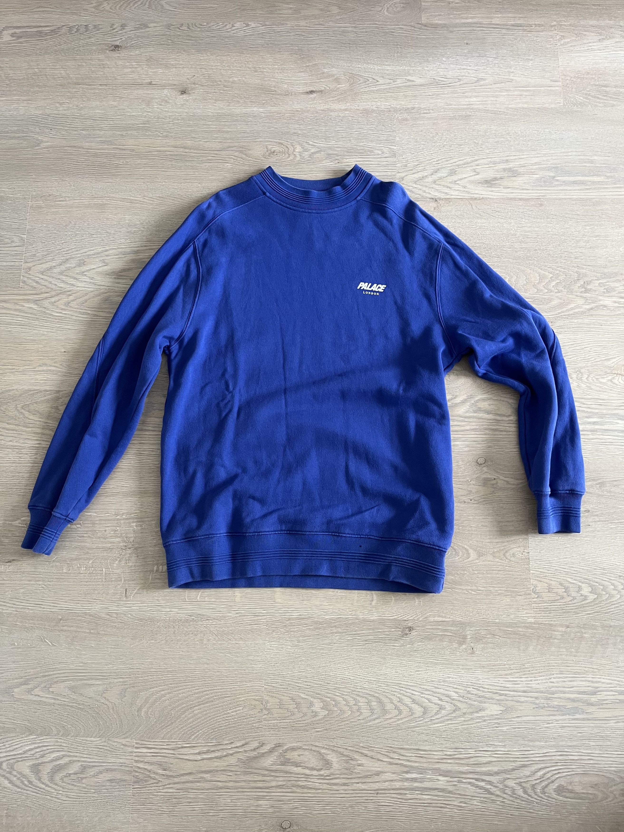 image of Palace Blue Sweatshirt, Men's (Size Small)