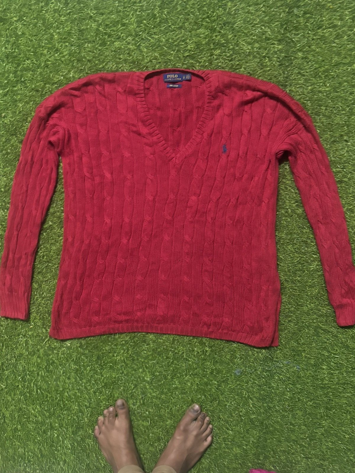 Polo Ralph Lauren Polo Ralph Layren V neck sweater Size S / US 4 / IT 40 - 2 Thumbnail