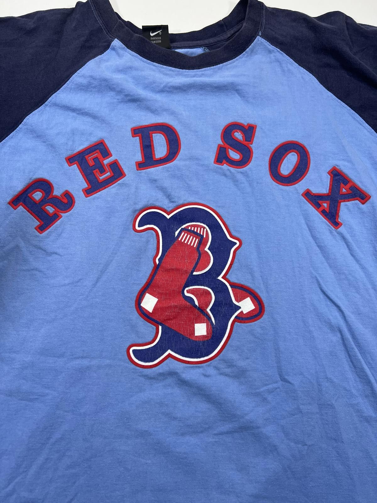 Nike Nike XL Boston Red Sox Raglan T-Shirt Size US XL / EU 56 / 4 - 1 Thumbnail