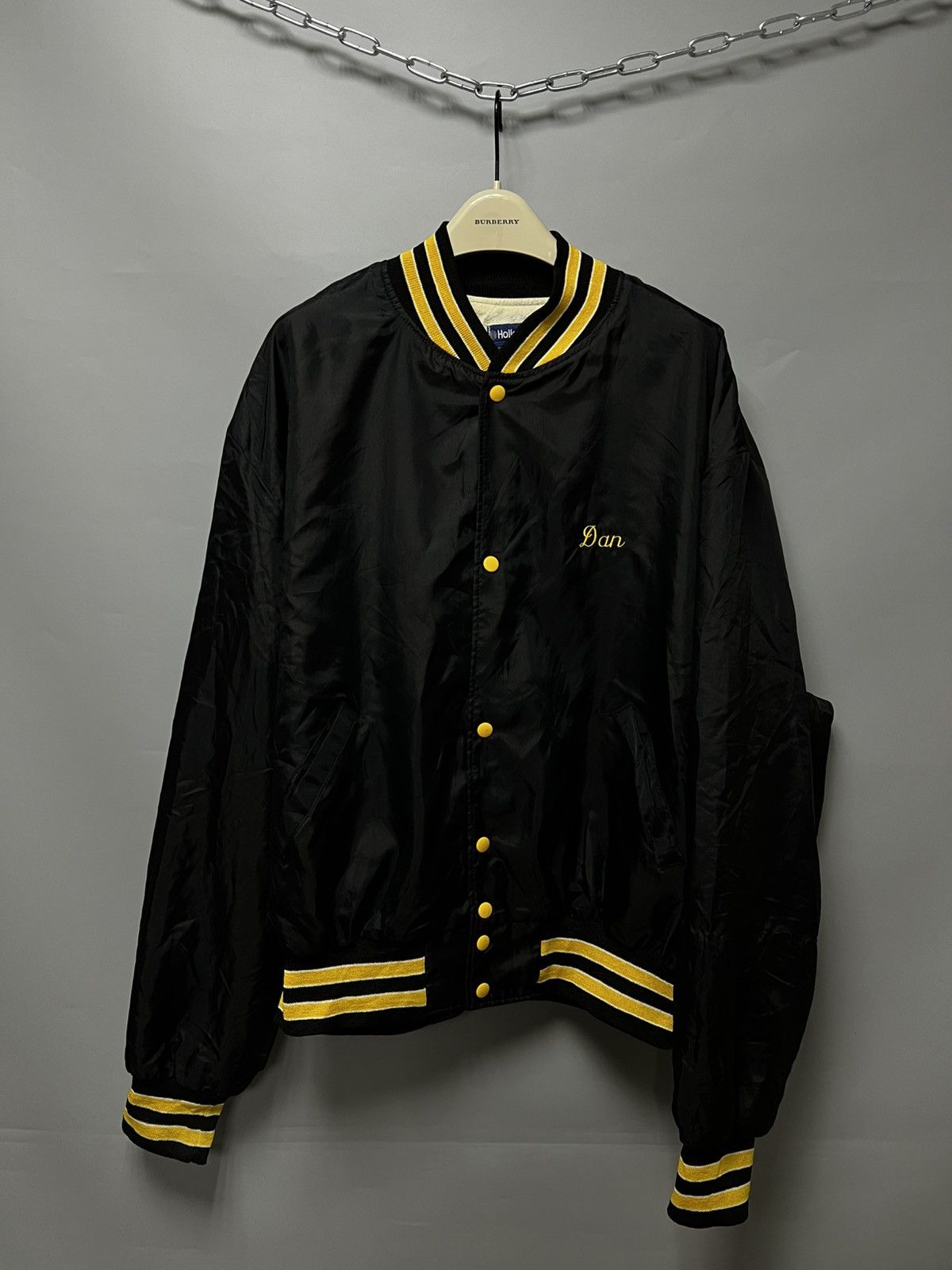 Vintage Holloway Vintage Bomber Jacket Made in USA MONTOUR FOOTBALL Size US XL / EU 56 / 4 - 2 Thumbnail