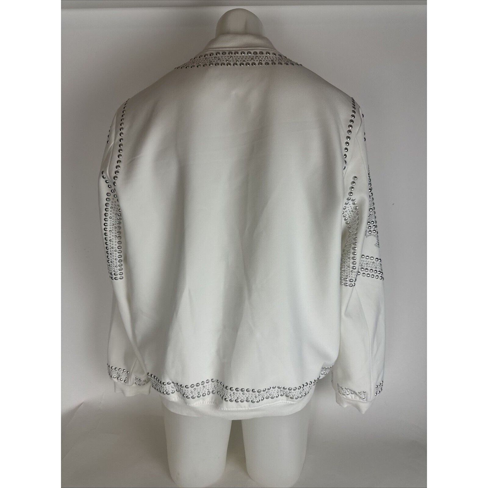 Other Barabas Men's Studded Design Bomber Jacket Size XL Size US XL / EU 56 / 4 - 2 Thumbnail