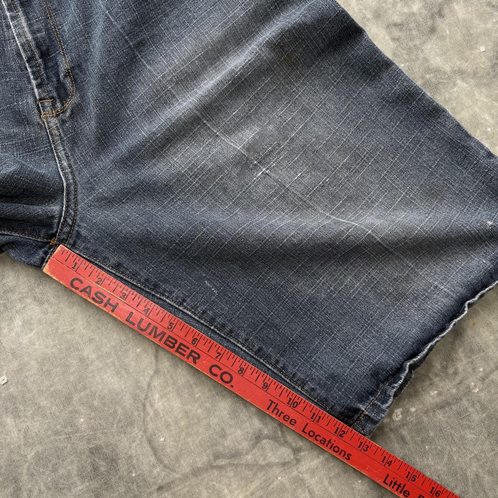 Brooklyn Xpress Vintage Y2K Brooklyn Xpress Grunge Baggy Denim Shorts Jorts Size US 36 / EU 52 - 6 Thumbnail