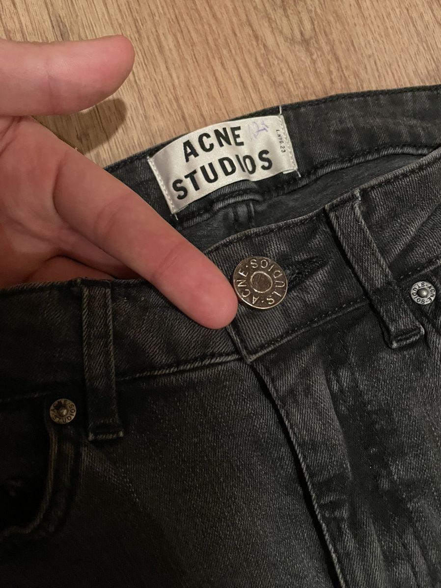 Acne Studios × Designer × Vintage Vintage Skinny Jeans Acne Studious Denim Washed Y2k Size 25" / US 0 / IT 36 - 8 Thumbnail
