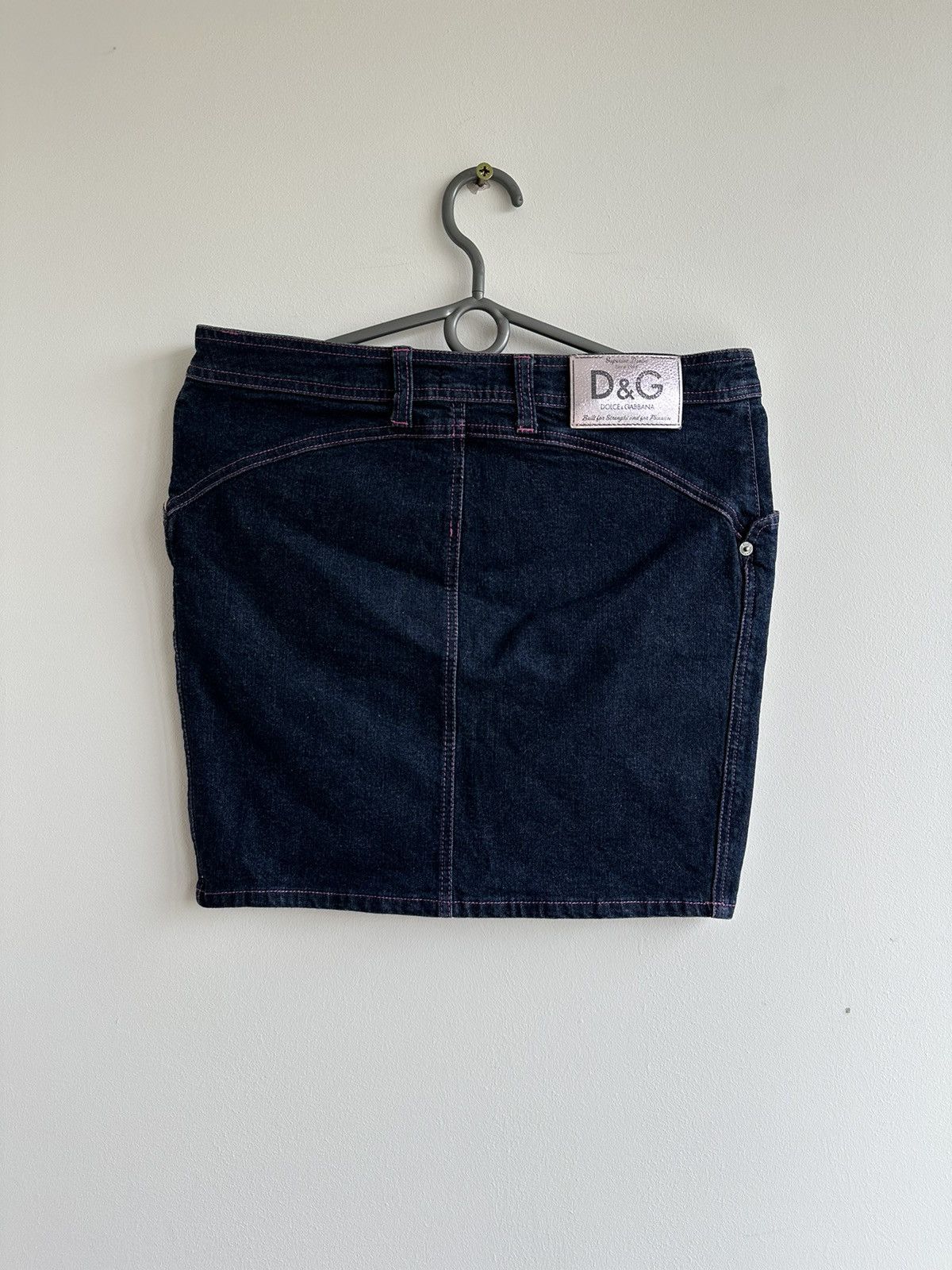 Dolce & Gabbana Vintage Dolce&Gabbana Denim Jeans Mini Skirt Size 28/42 D&G Size 28" / US 6 / IT 42 - 2 Thumbnail