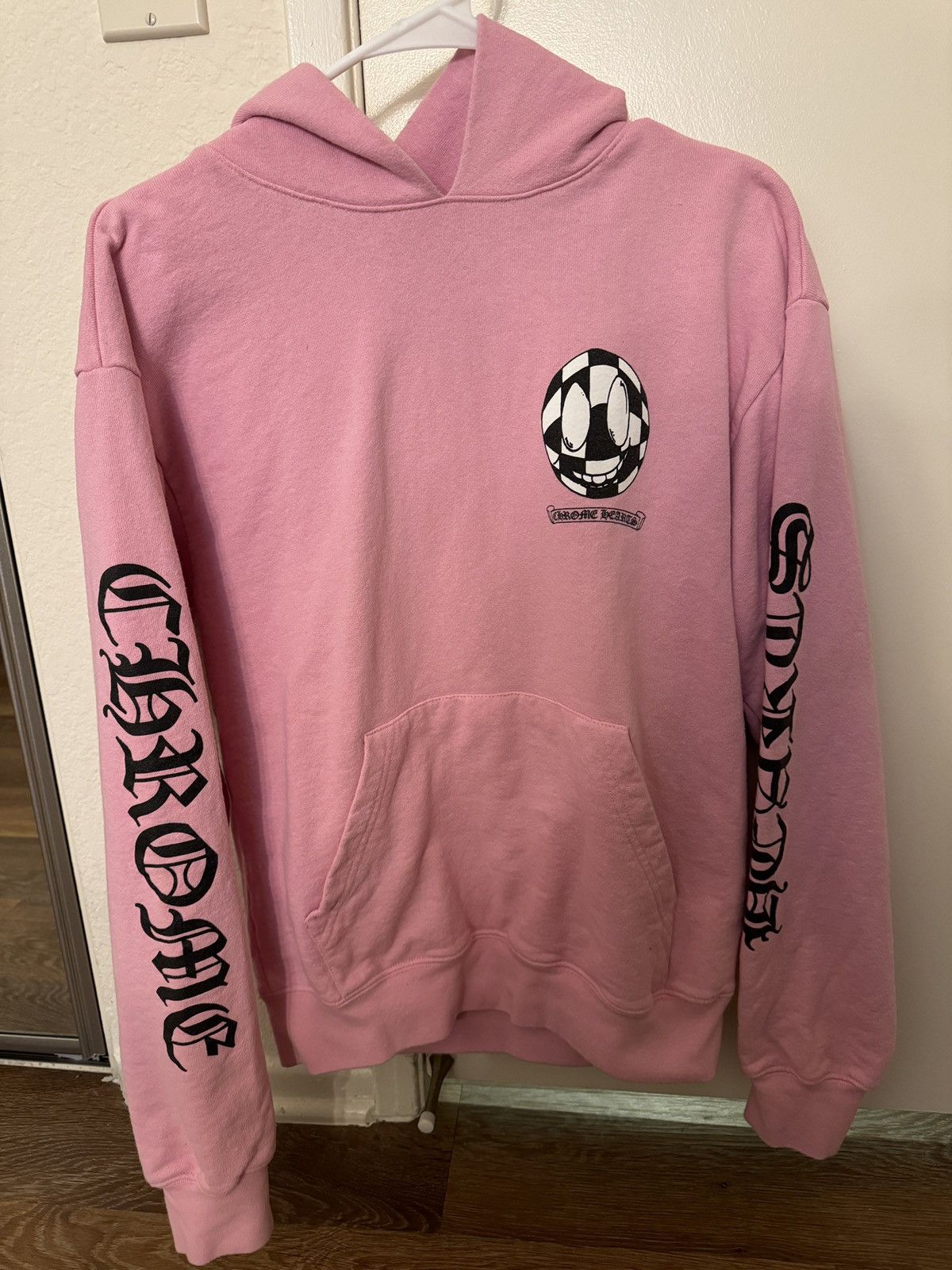 image of Chrome Hearts Matty Boy Pink Vanity Affair Hoodie, Men's (Size Small)