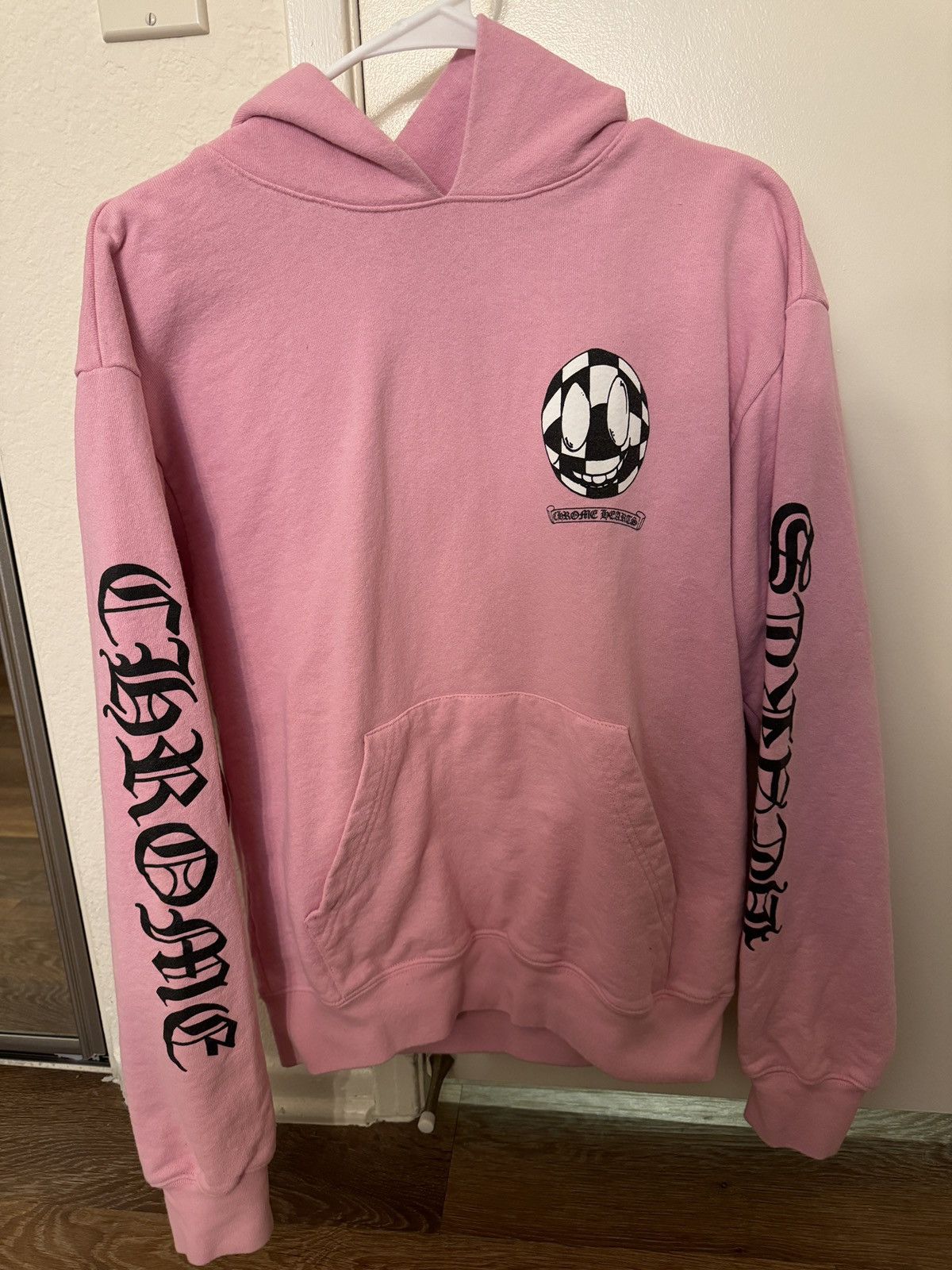 Pre-owned Chrome Hearts Matty Boy Pink Vanity Affair Hoodie