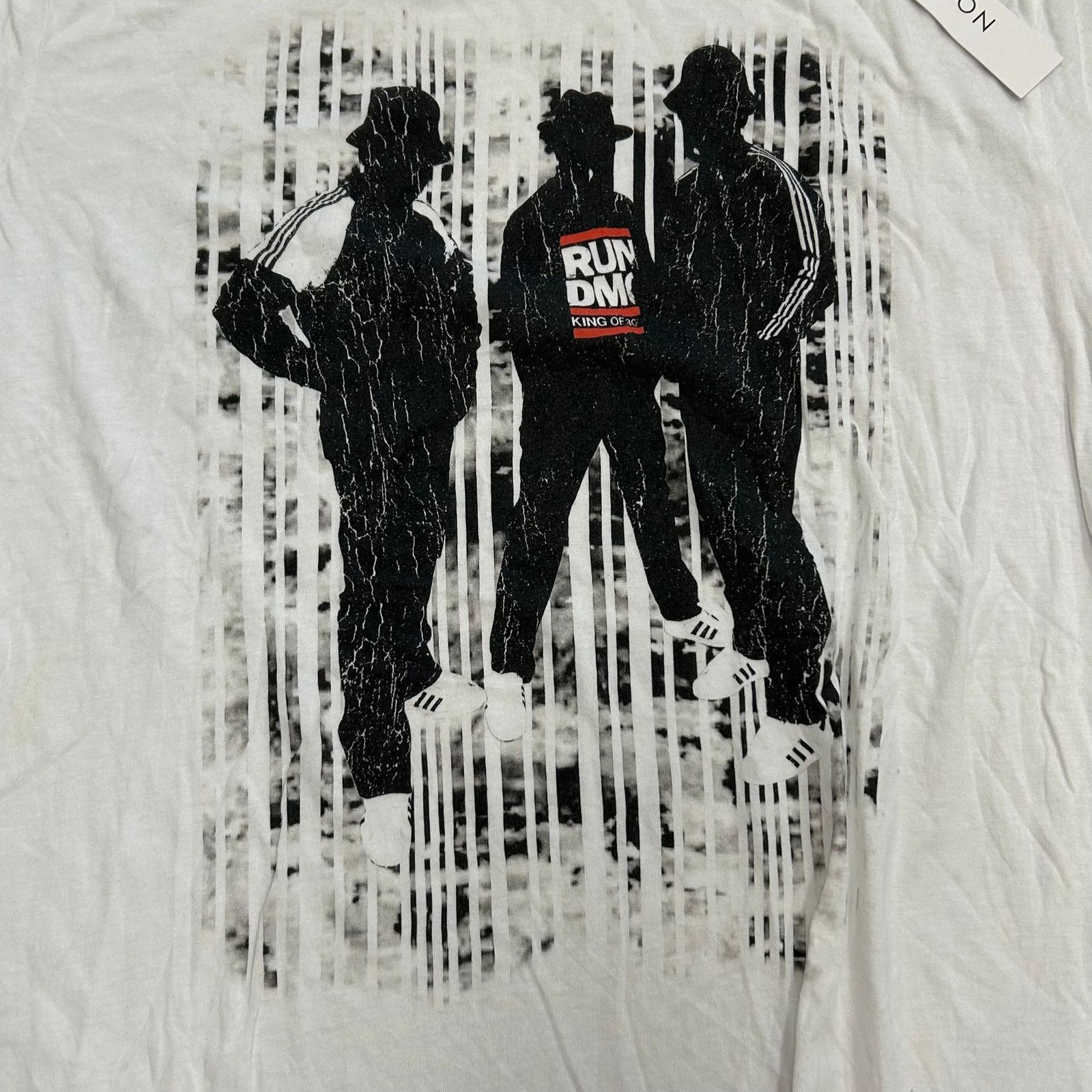 Vintage 360 Icon Run DMC Photo Tee T Shirt White size Womens Large L Size L / US 10 / IT 46 - 2 Thumbnail