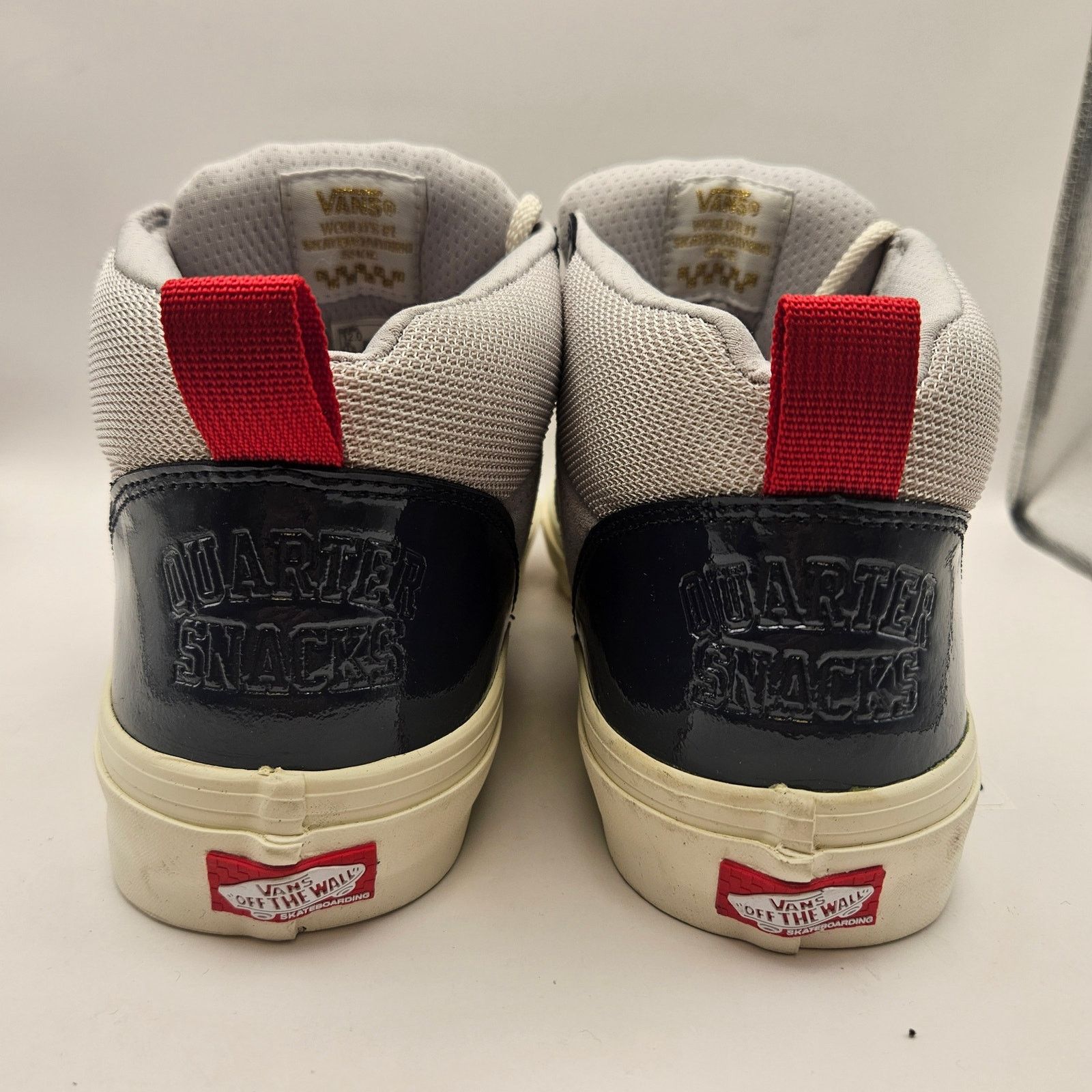 Vans VANS X QUARTERSNACKS MEN'S 12 MC 96 RARE MID TOP SNEAKER GRY Size US 12 / EU 45 - 3 Thumbnail
