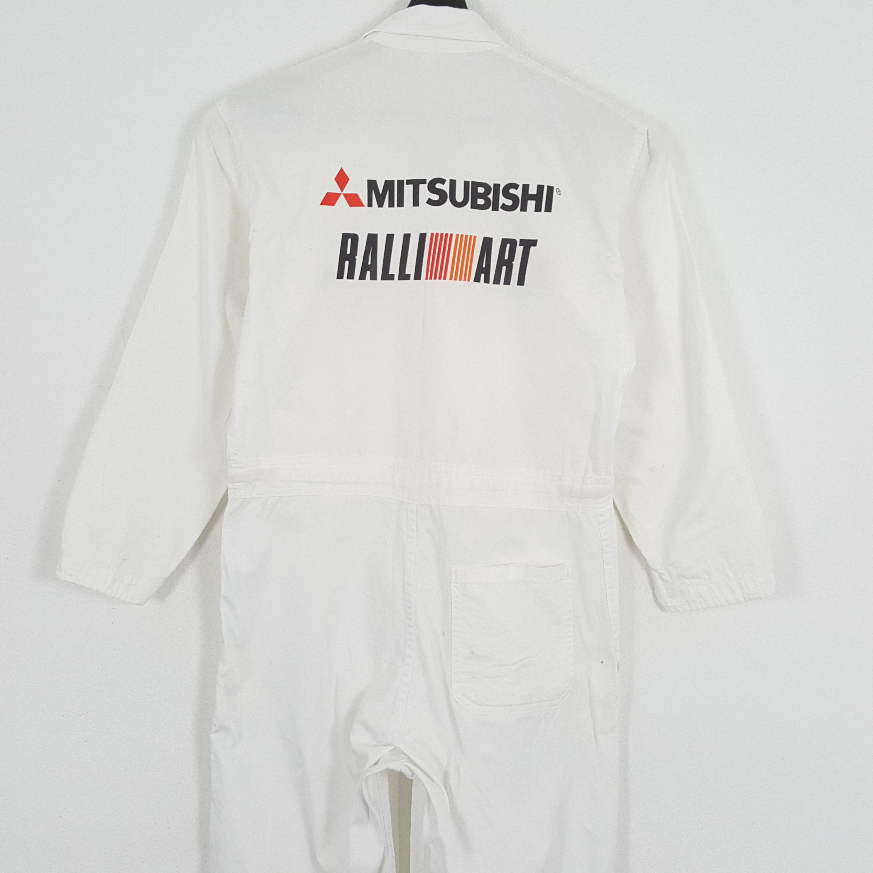 Japanese Brand × Vintage MITSUBISHI RALLI ART Workwear Style Custom Coverall Jacket Size US M / EU 48-50 / 2 - 2 Thumbnail