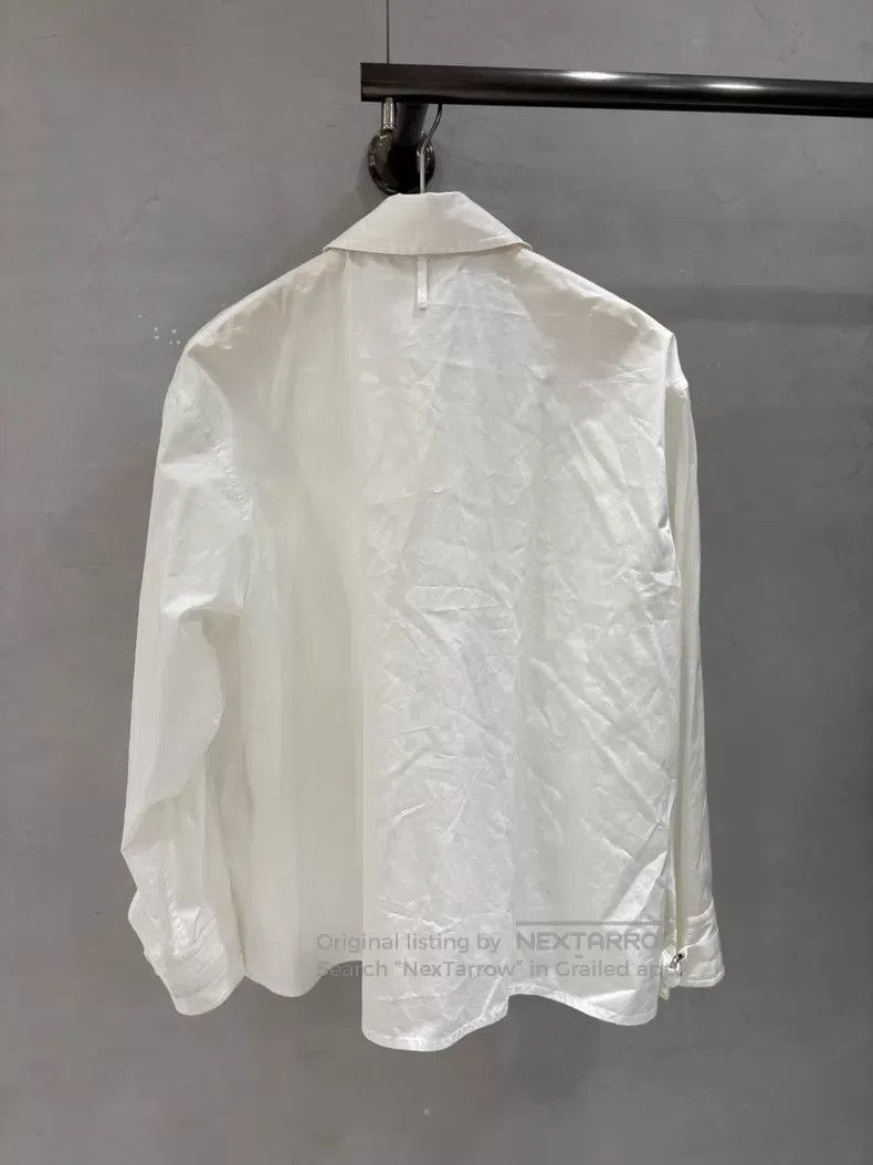 Hermes Hermes White polo collar zippered shirt jacket Size XS / US 0-2 / IT 36-38 - 6 Thumbnail
