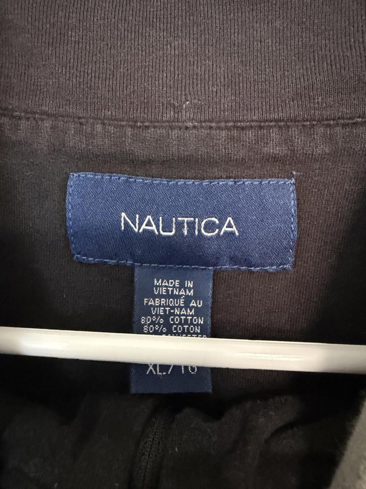 Nautica Nautica Black Quarter Zip Pullover Jacket Mens XL Size US XL / EU 56 / 4 - 2 Thumbnail