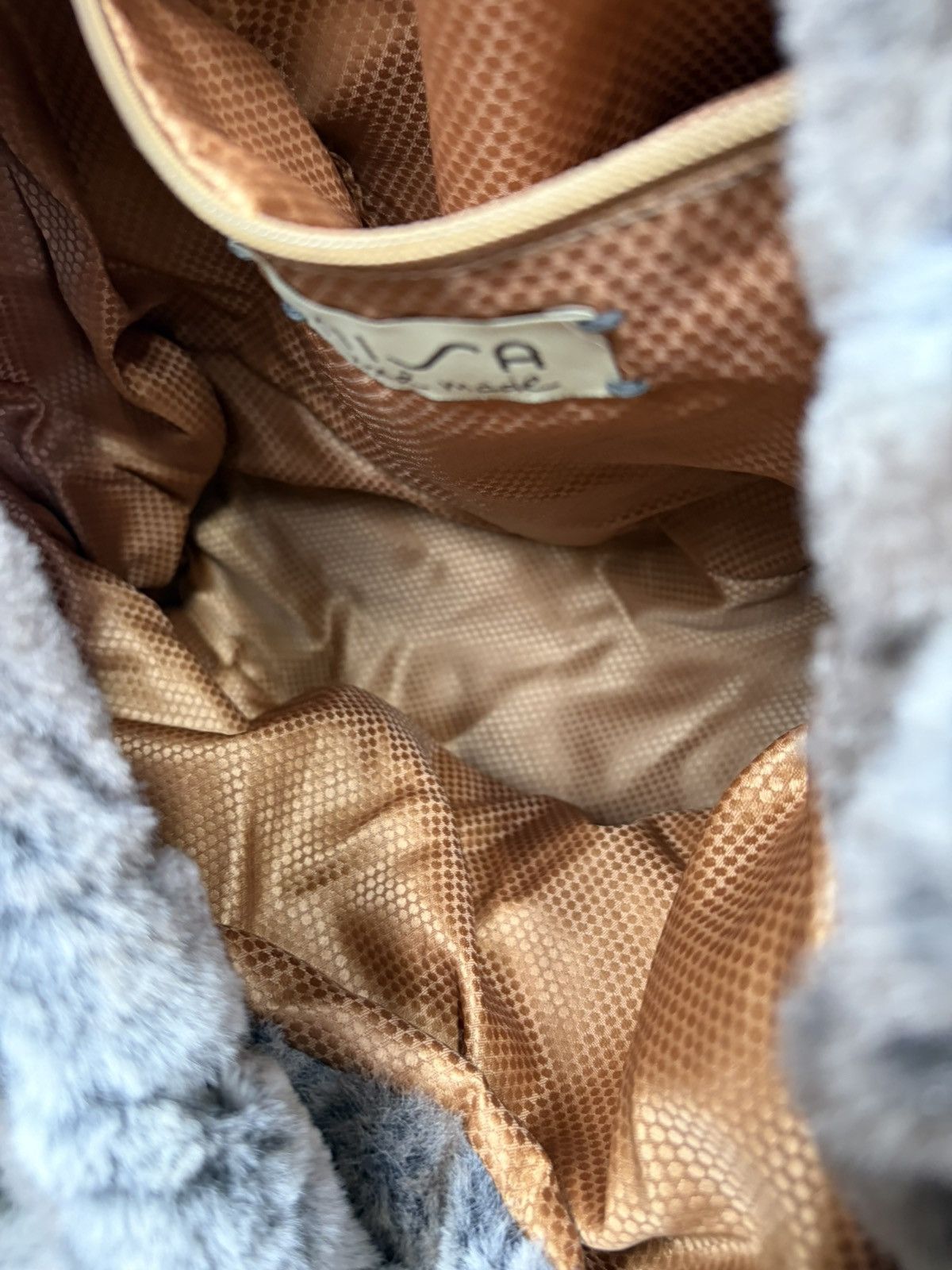KMRii Vintage Fur Hobo Shoulder Bag Y2K Rabbit Archive KMRii Style Size ONE SIZE - 13 Thumbnail