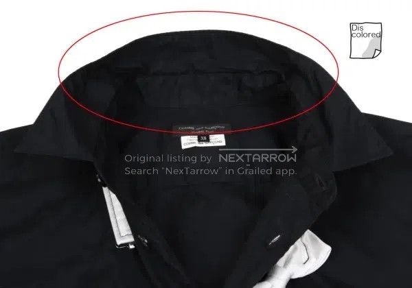 Comme des Garcons Comme Des Garcons Black vintage design sense shirt top Size US XS / EU 42 / 0 - 6 Thumbnail