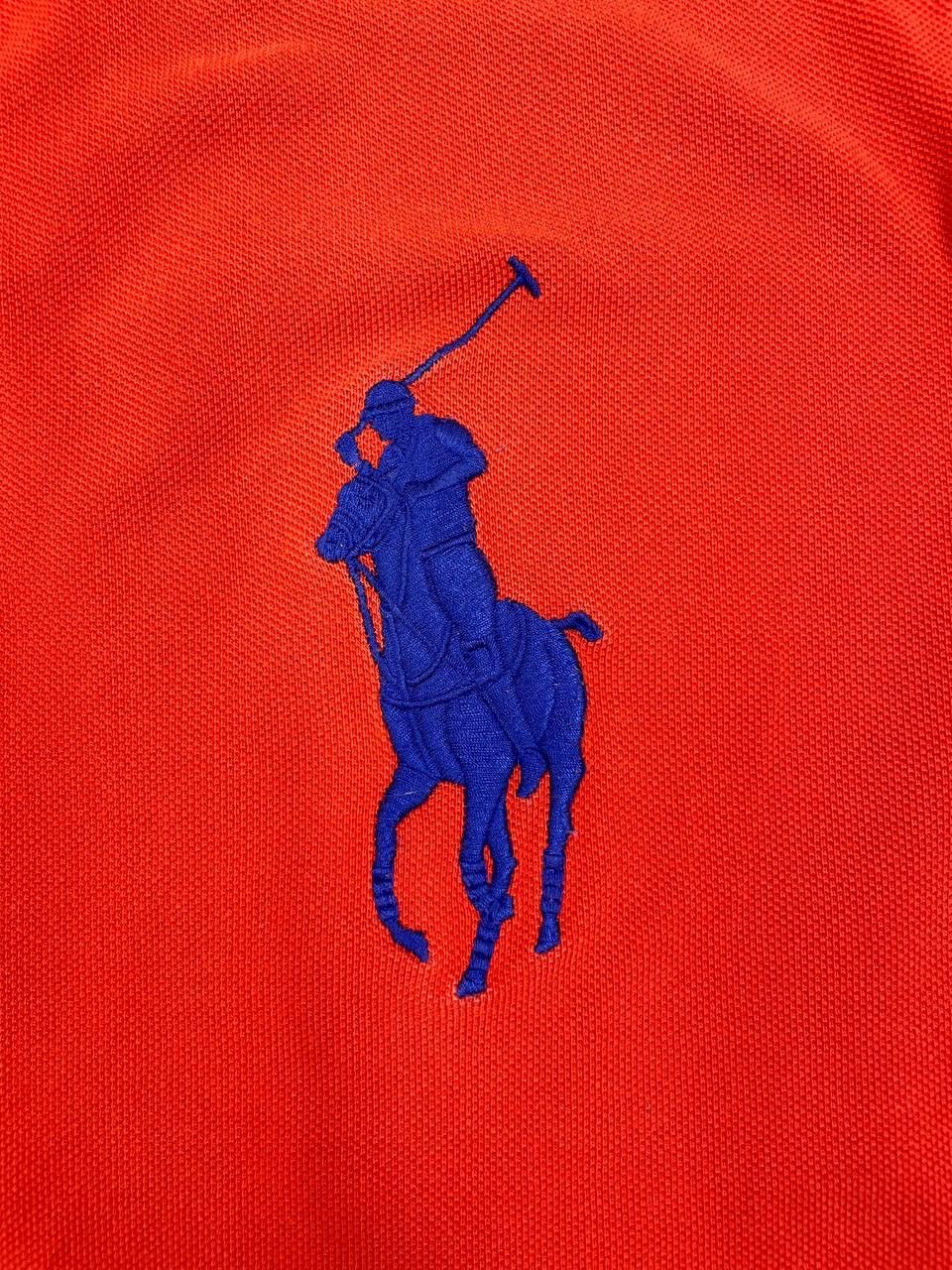 Polo Ralph Lauren Polo Ralph Lauren MenCotton Polo Shirt Red Custom Fit Size L Size US M / EU 48-50 / 2 - 5 Thumbnail