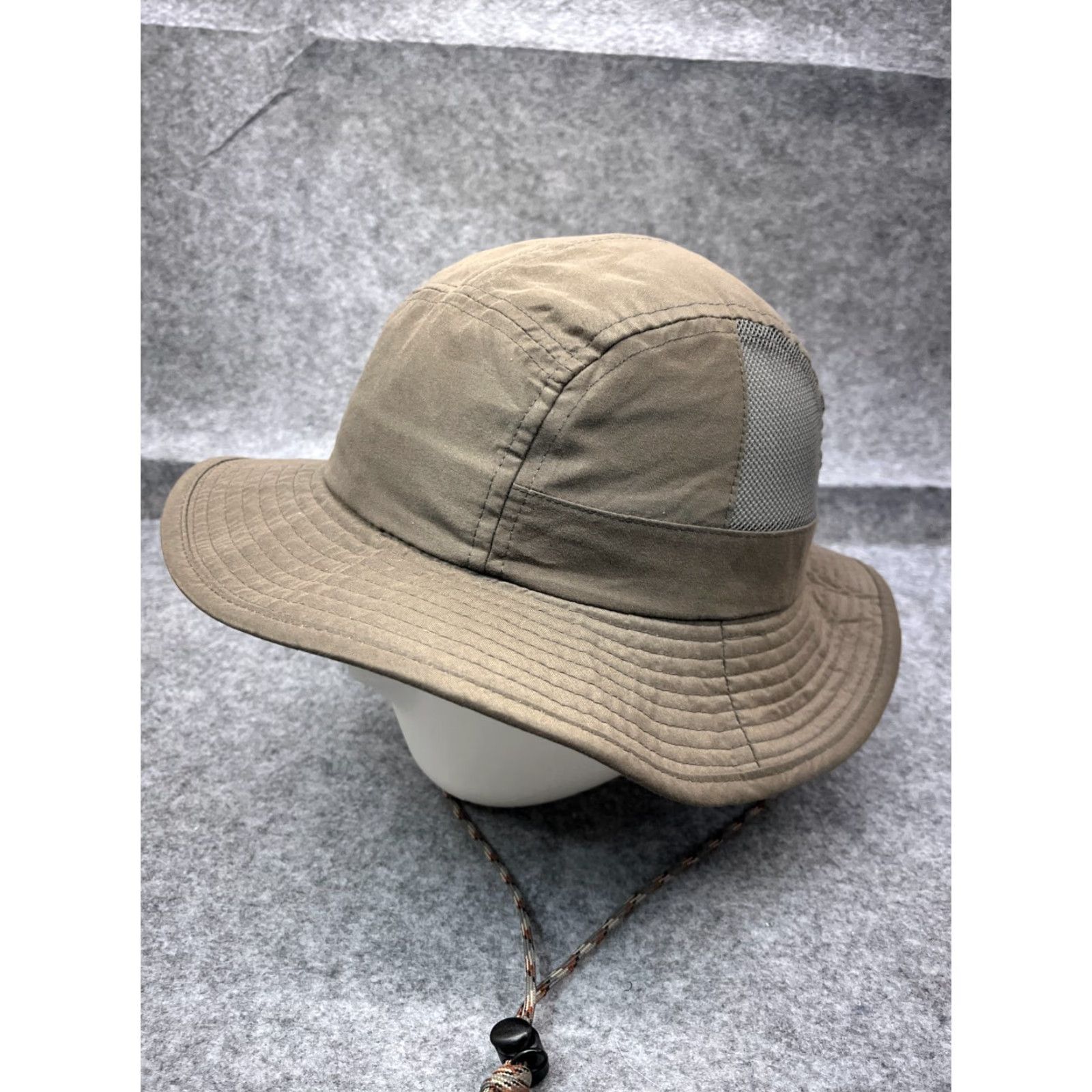 Vintage Swiss+Tech Bucket Hat Adult M Brown Nylon Polyester Outdoor Hiking Camping Fishing Beach Beanie Hat Mens Womens Size ONE SIZE - 4 Thumbnail