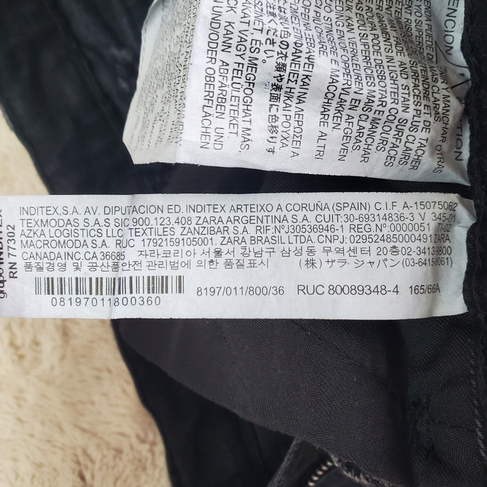 Zara Zara Black High Rise Denim Shorts 4 Size 27" / US 4 / IT 40 - 5 Thumbnail