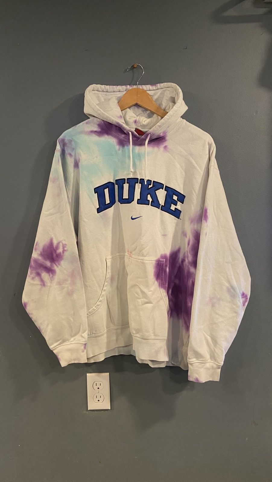 Nike Nike University of Duke Center Swoosh Hoodie Y2K Size US L / EU 52-54 / 3 - 2 Thumbnail