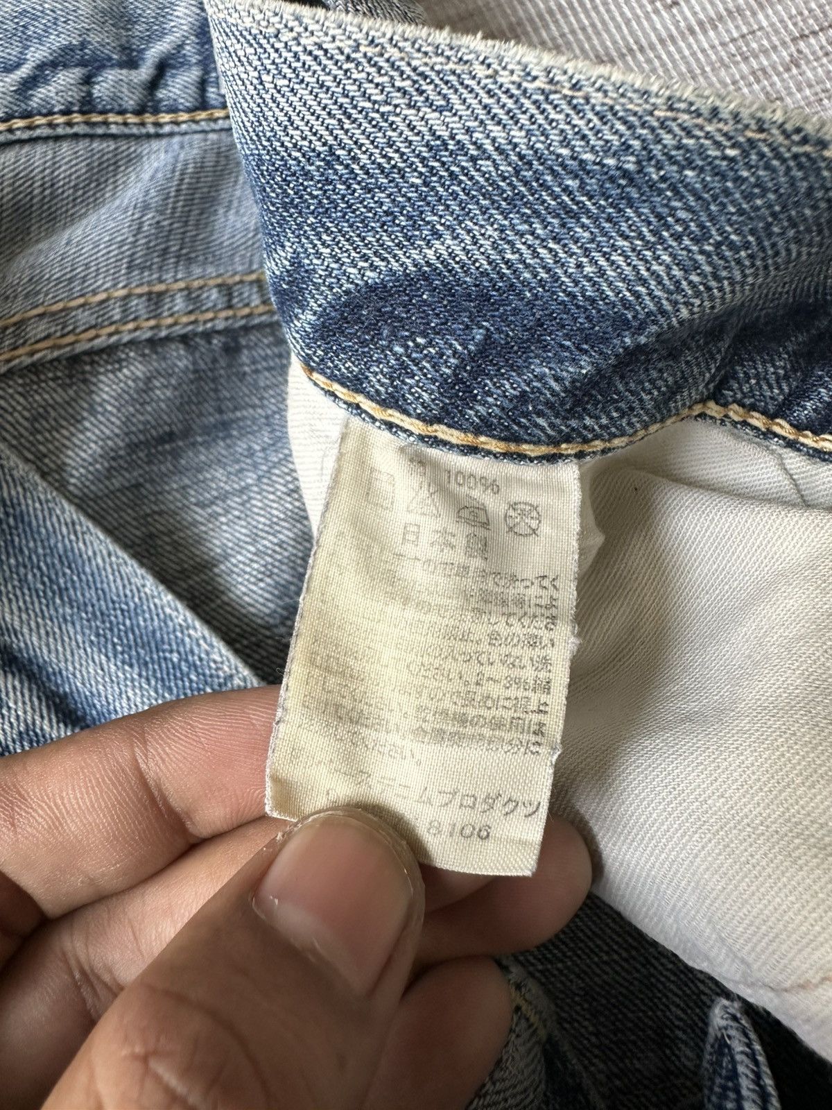 Orslow Orslow Japan Selvedge Faded Blue Denim Size US 30 / EU 46 - 18 Thumbnail