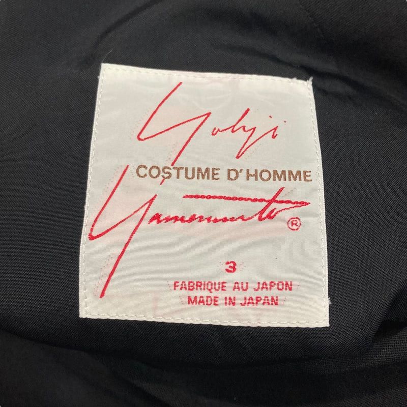 Yohji Yamamoto YOHJI YAMAMOTO COSTUME D HOMME tailored jacket Size US L / EU 52-54 / 3 - 4 Thumbnail