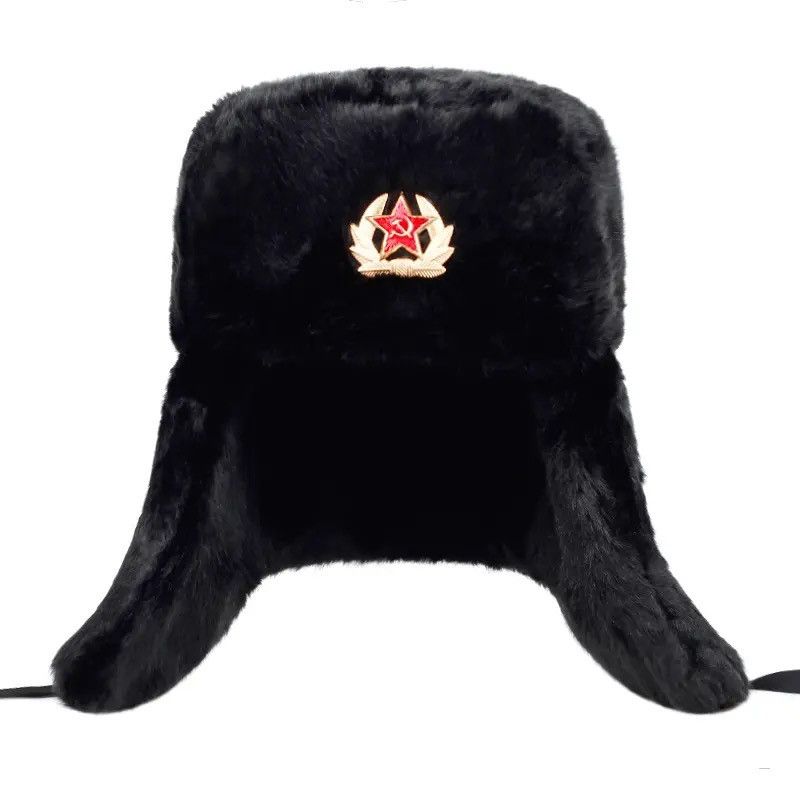 Japanese Brand × Vintage Russian bomber cap outdoor warm earmuffs Size ONE SIZE - 3 Thumbnail