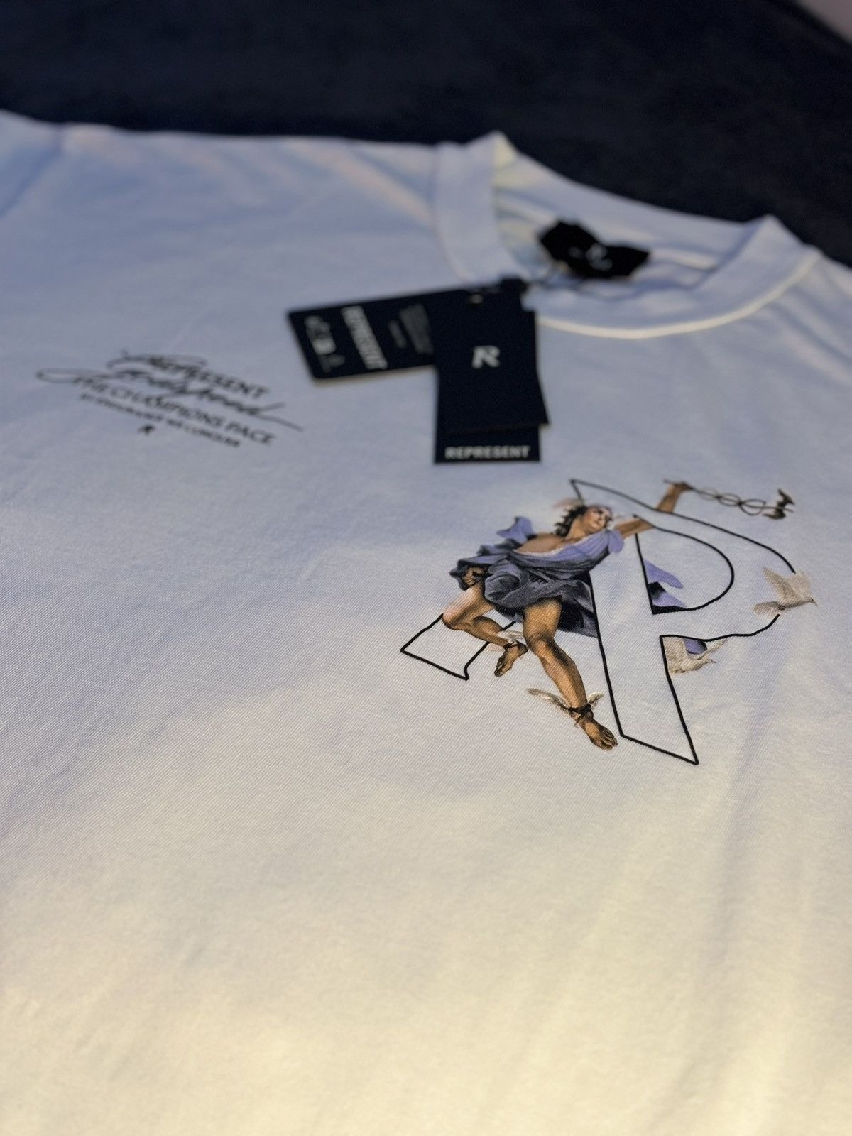 Represent Clo. REPRESENT ‘Hermes White’ T-shirt Size US M / EU 48-50 / 2 - 3 Thumbnail