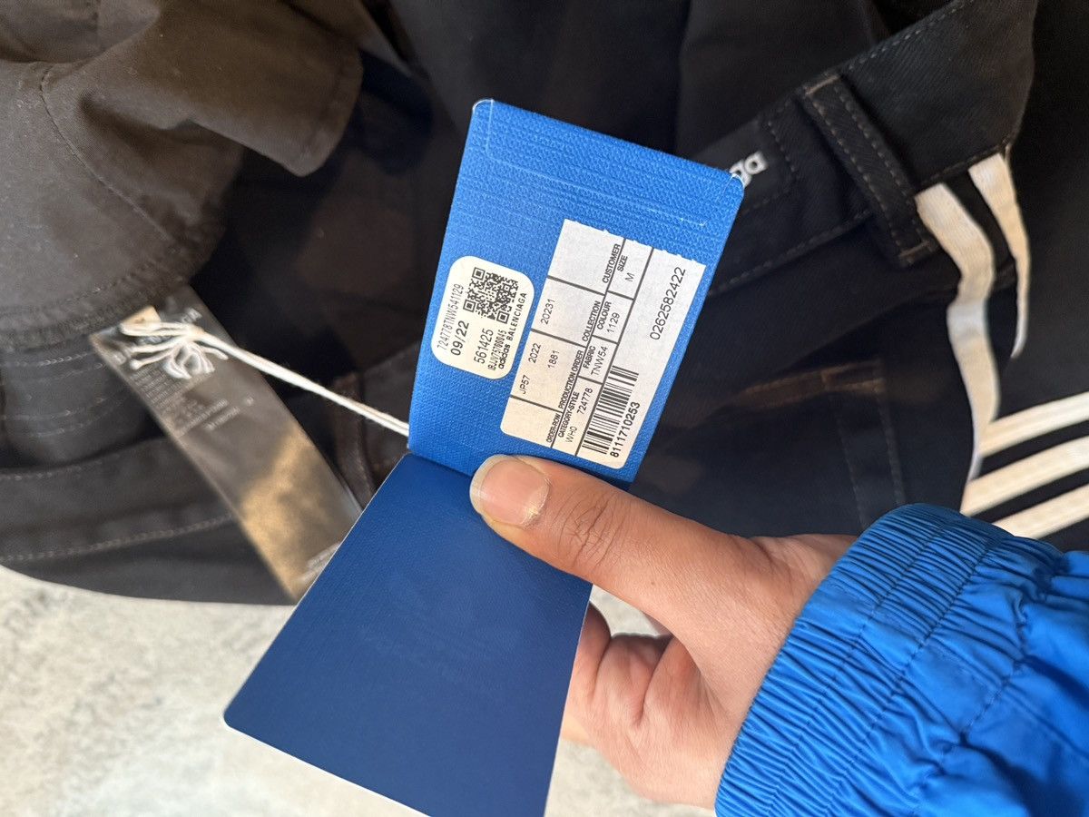 Adidas × Balenciaga Balenciaga x Adidas Black stripe Baggy Jeans Size US 32 / EU 48 - 9 Thumbnail