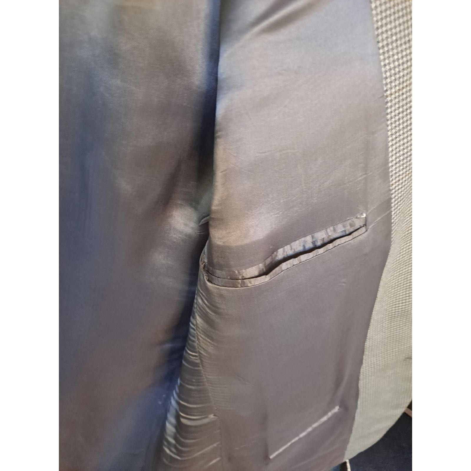 Lauren Ralph Lauren Lauren by Ralph Lauren Tan Tweed Silk/Wool Blazer Size 46R Size 46R - 4 Thumbnail