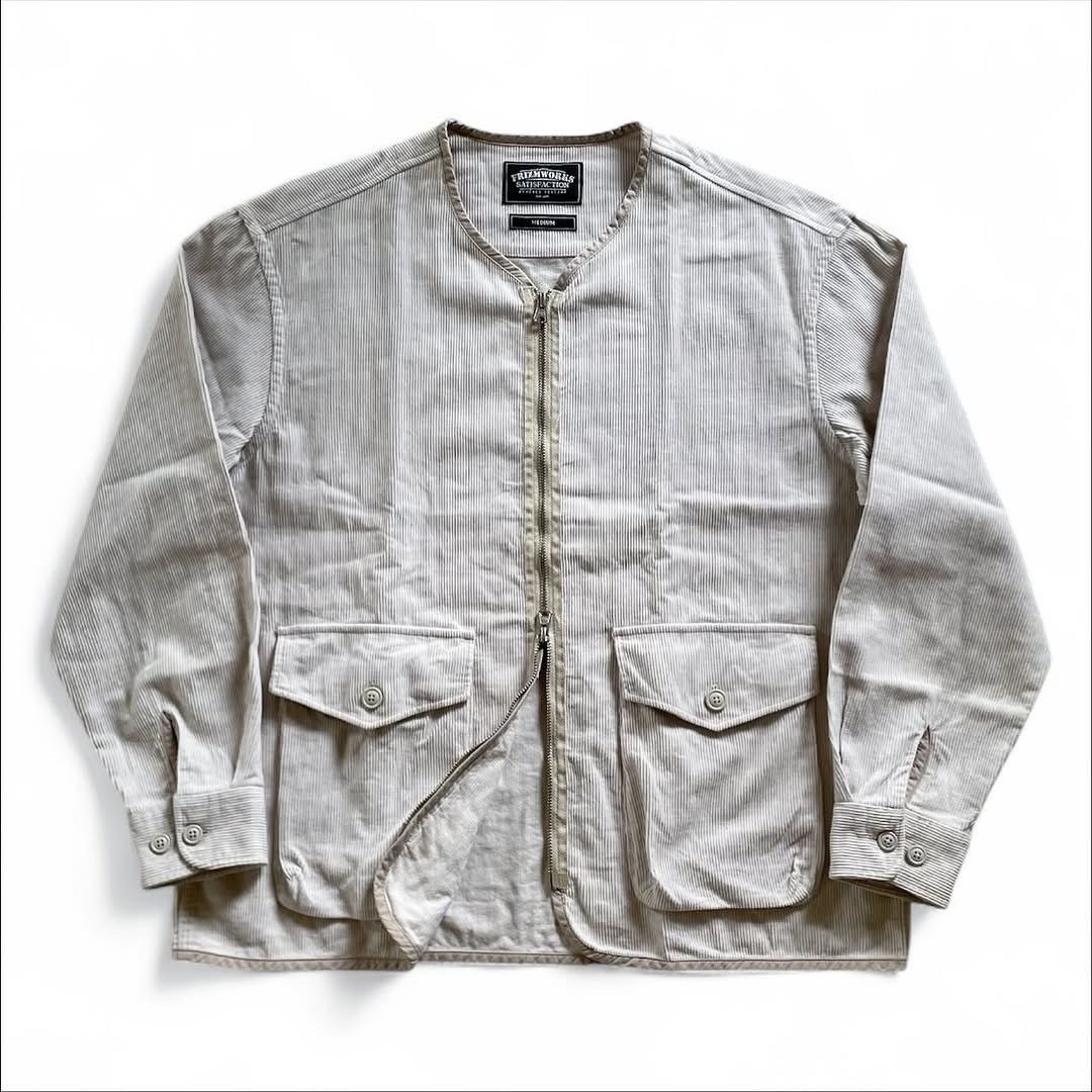 FrizmWORKS 🛒SENDOFFER🛒Frizmworks Corduroy Zip Up Jacket - Ivory Size US M / EU 48-50 / 2 - 7 Thumbnail