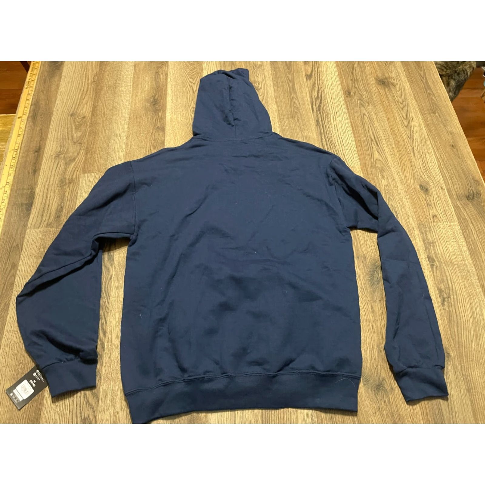 Athletic Works Athletic Works Hoodie Mens Size M Blue Pullover Drawstring NWT Regular; Hooded Sweatshirt, Solid Pattern, Long Sleeve Size US M / EU 48-50 / 2 - 2 Thumbnail
