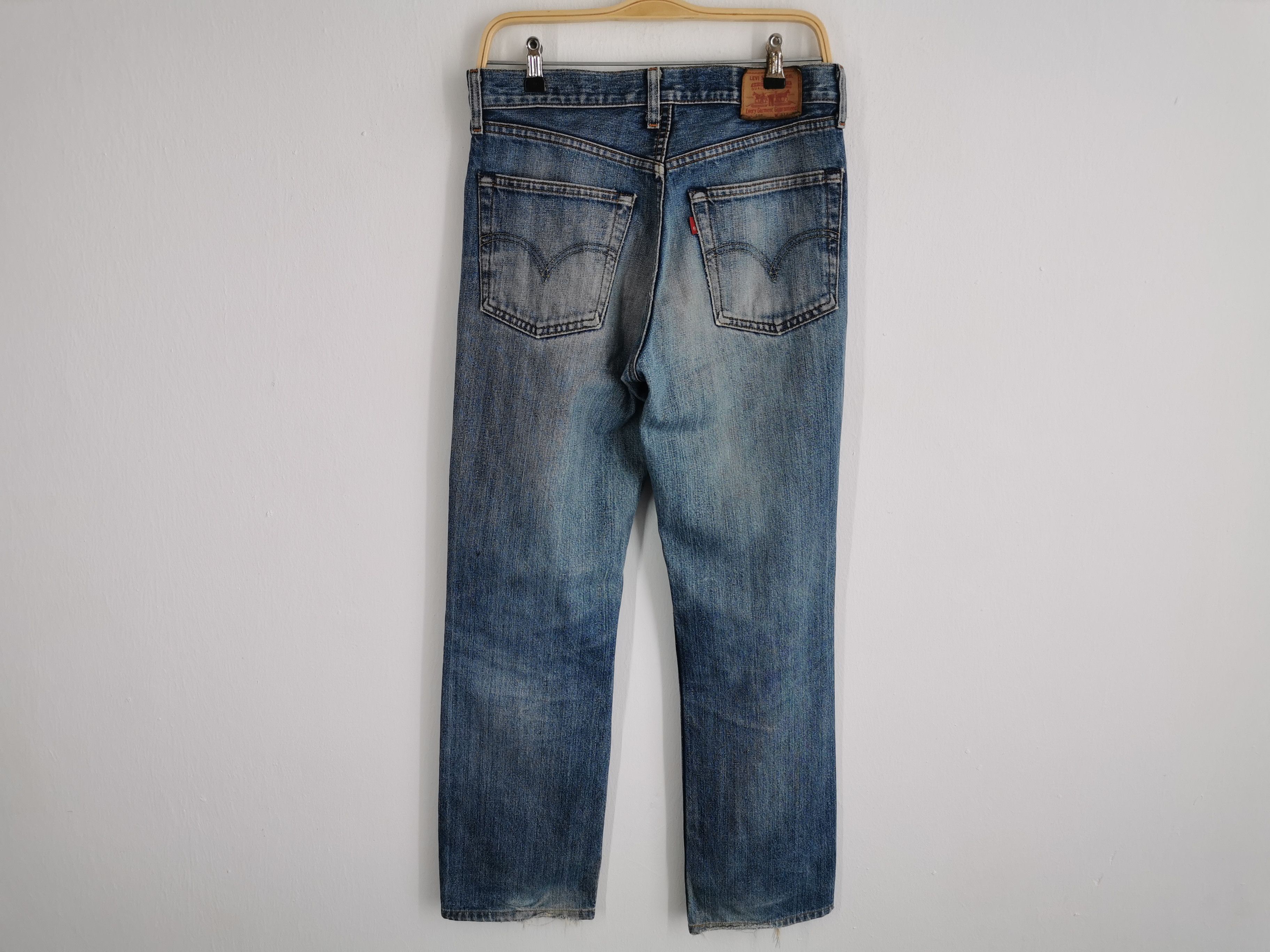 Levi's Distressed Vintage 90's Levis Lot 502 Denim Size 32/31x34 Size US 32 / EU 48 - 3 Thumbnail