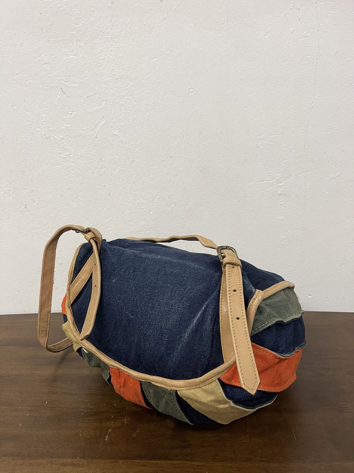 Japanese Brand × Vintage Japan denim Pumpkin Rucksack Bag Size ONE SIZE - 11 Thumbnail