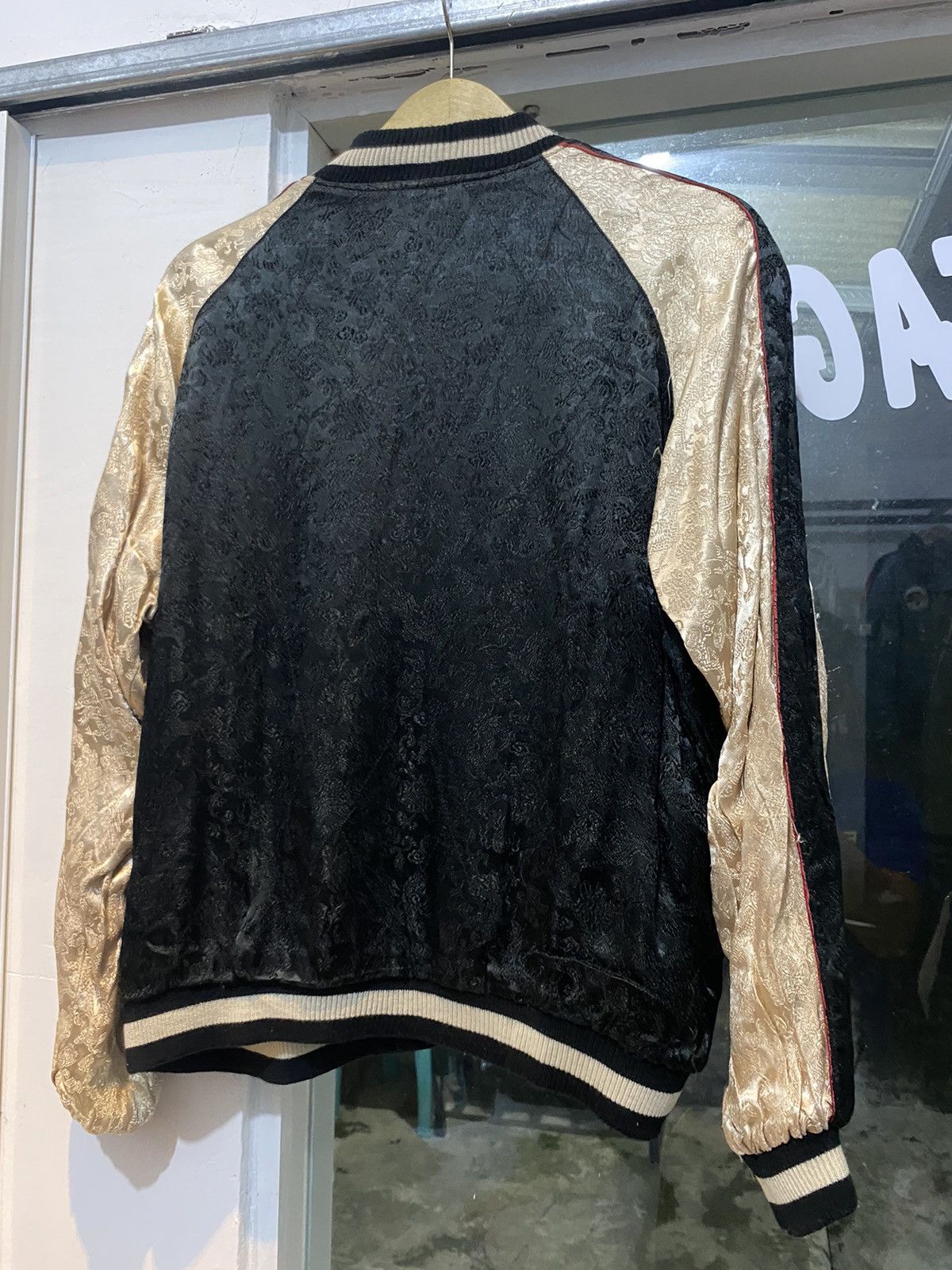 Japanese Brand Sukajan japanese classic Script Rayon Silk Jacket Size US M / EU 48-50 / 2 - 6 Thumbnail