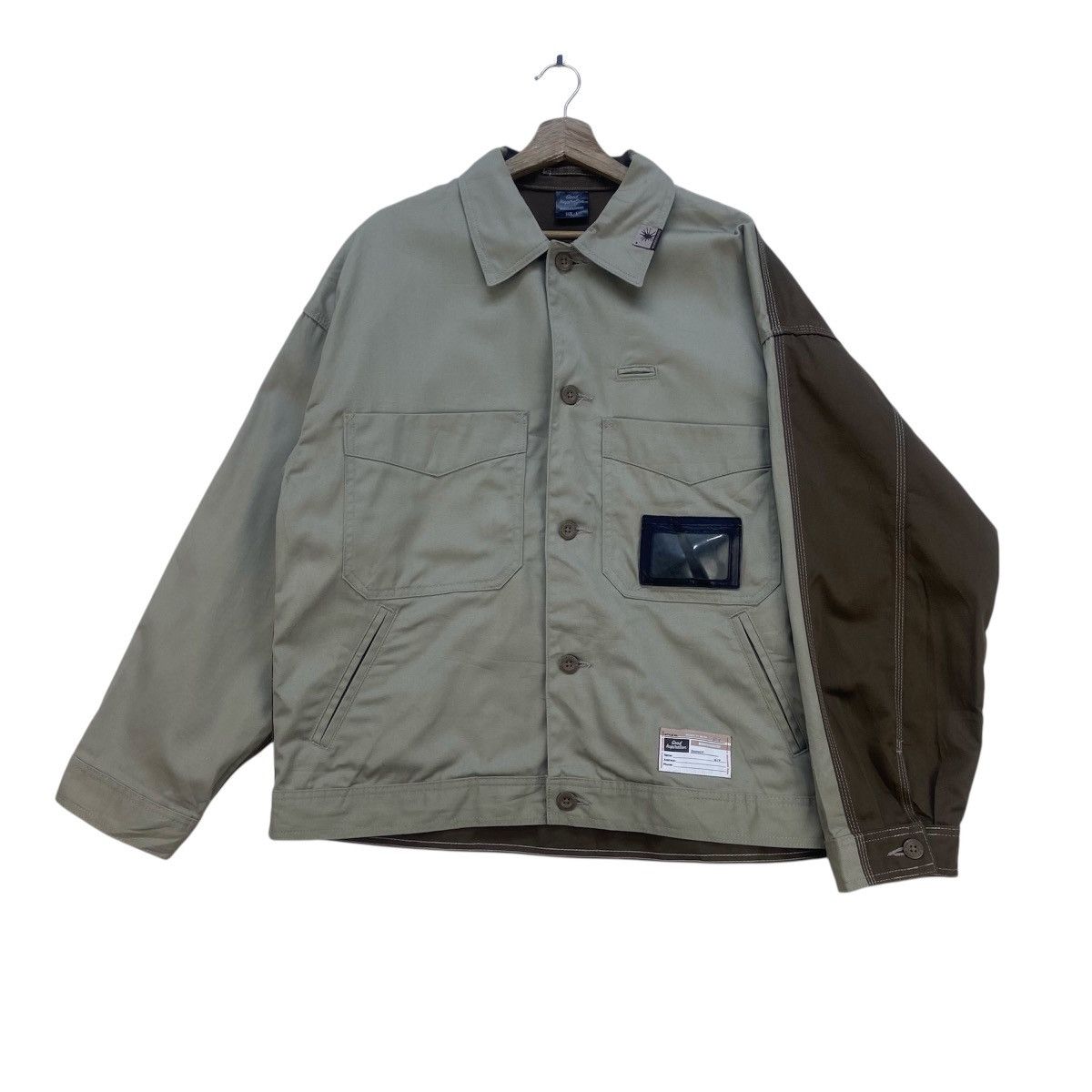 Designer × Maison MIHARA YASUHIRO Miharayasuhiro Two-tone Worker Workwear Jacket Size US M / EU 48-50 / 2 - 1 Thumbnail