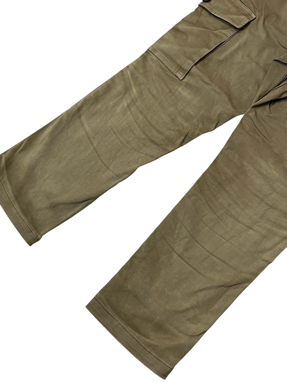 Johnbull Vintage JOHNBULL brown faded baker cargo pants Size US 35 - 8 Thumbnail