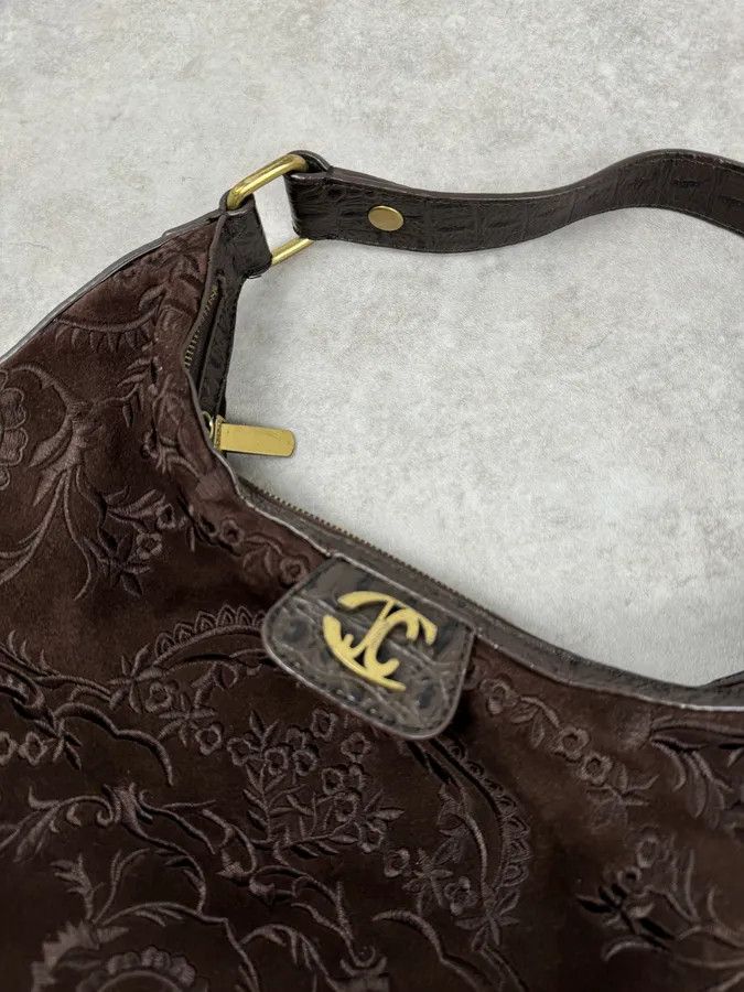 Roberto Cavalli AW2007 Cavalli Brown Embroided Chain Handle Bag Size ONE SIZE - 4 Thumbnail