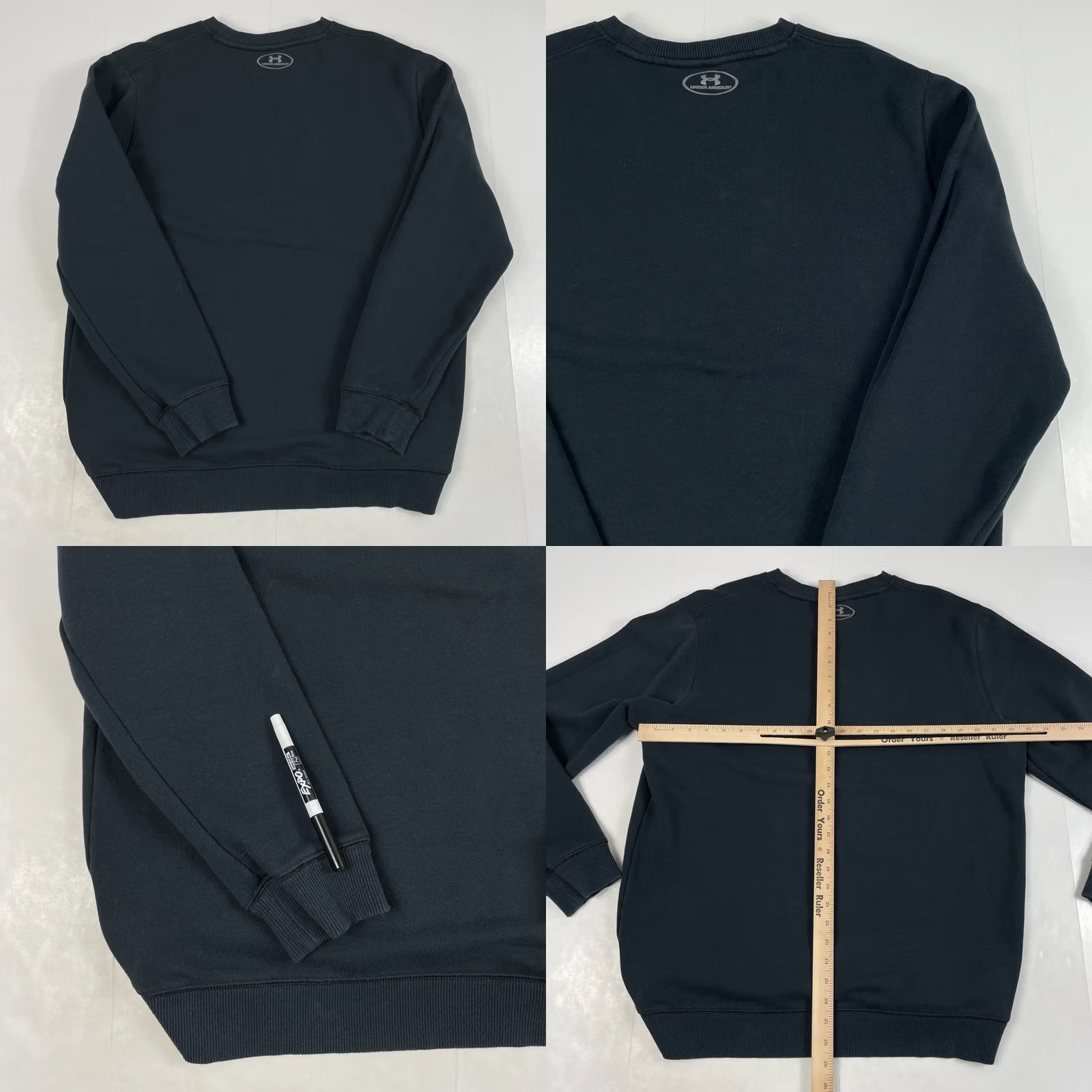 Under Armour Under Armour Sweatshirt Mens XL Black ColdGear Long Sleeve Sweatshirt Pullover Logo Regular Fit Mens Size US XL / EU 56 / 4 - 8 Thumbnail