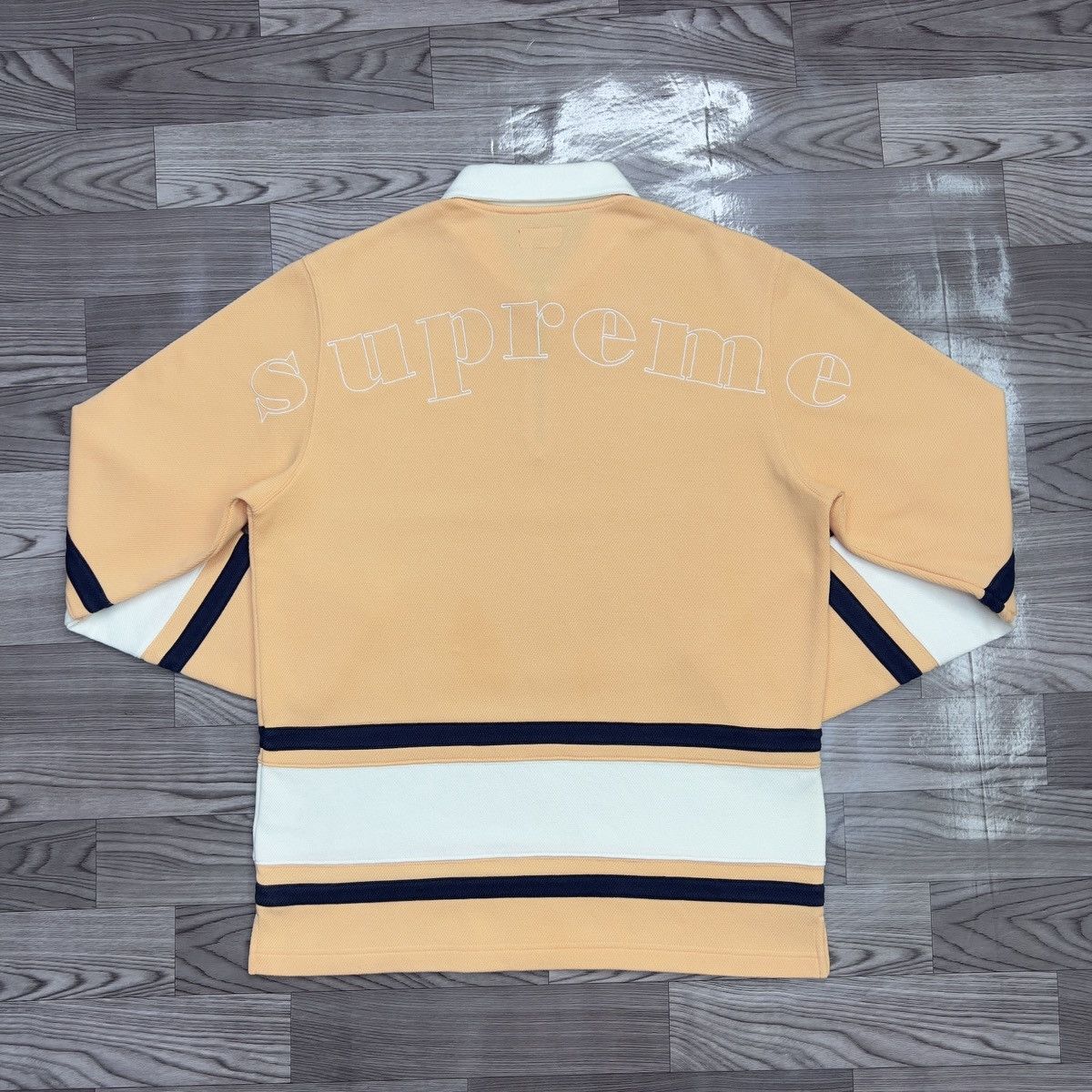 Supreme Supreme 17S/S Half Zip Rugby Peach Size M Size US M / EU 48-50 / 2 - 2 Thumbnail