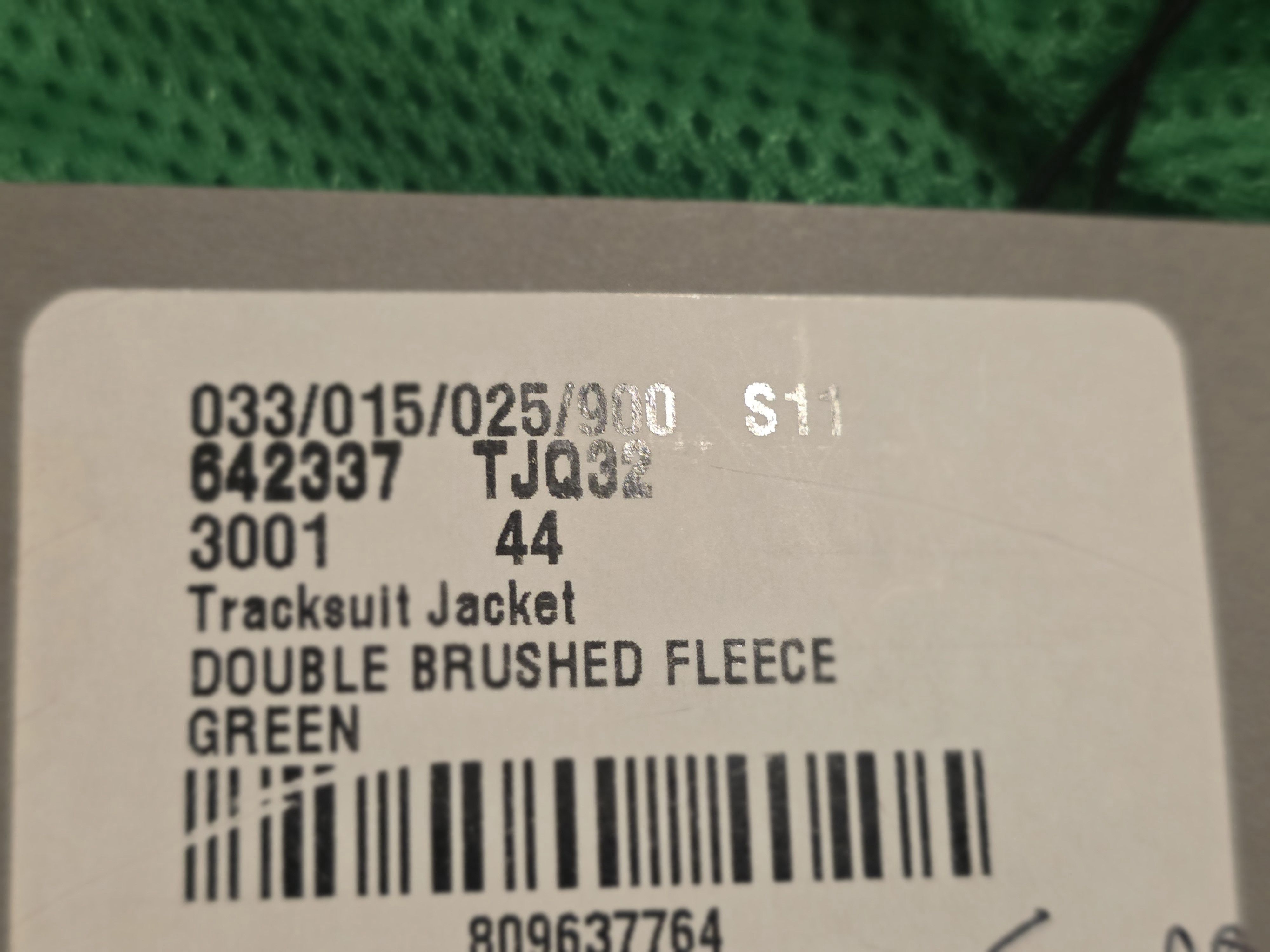 Balenciaga Double Brushed Fleece Green Tracksuit Jacket Size US S / EU 44-46 / 1 - 4 Thumbnail