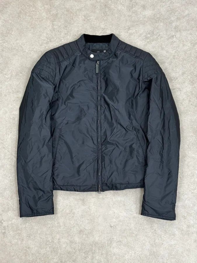 Gucci AW2011 Gucci Navy Quilted Nylon Zip-Up Jacket by Frida Giannini Size US S / EU 44-46 / 1 - 1 Thumbnail