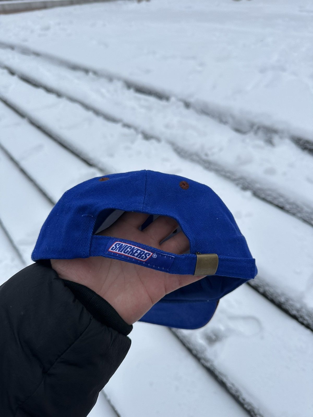 Vintage Vintage SNICKERS Hat American style Hype Cap Y2K Size ONE SIZE - 3 Thumbnail